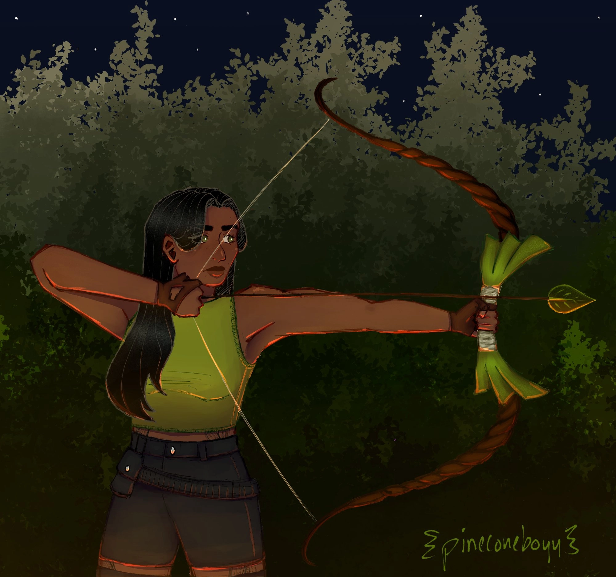 this is from june 2024!! this is dexsia, she's the main npc for a dnd campaign i'm running!!