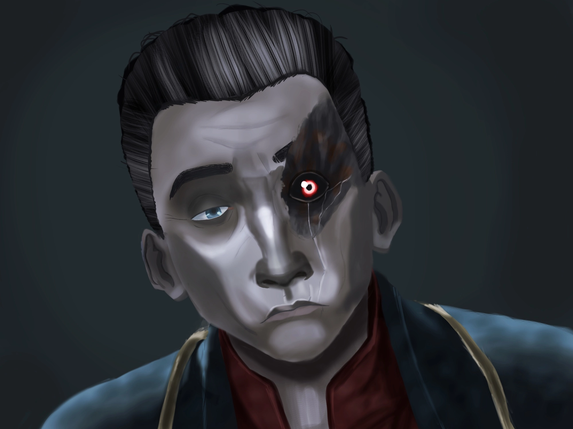 🩶 Silco fanart from #Arcane — because he's such an incredible character.
Complex, intense, unforgettable. Had to draw him!