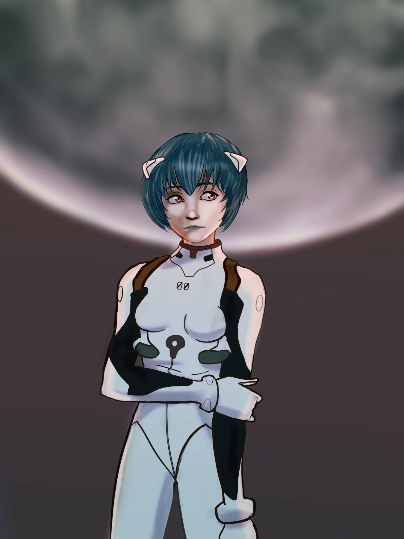 🩵✍🏻 Fanart of Rei Ayanami from Evangelion

I’ve been feeling the urge to rewatch the anime, so I drew one of my favorite characters from one of my all-time favorite series! 💙✨