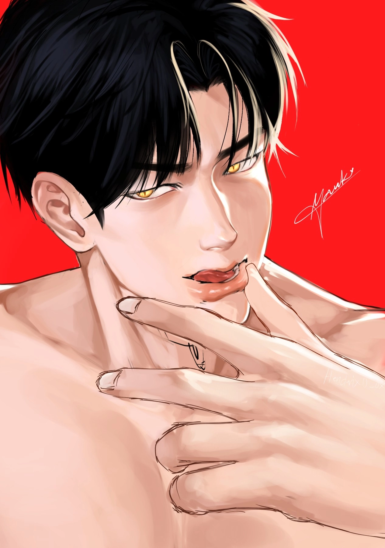 Jinu fanart from Kpop Demon Hunters✨