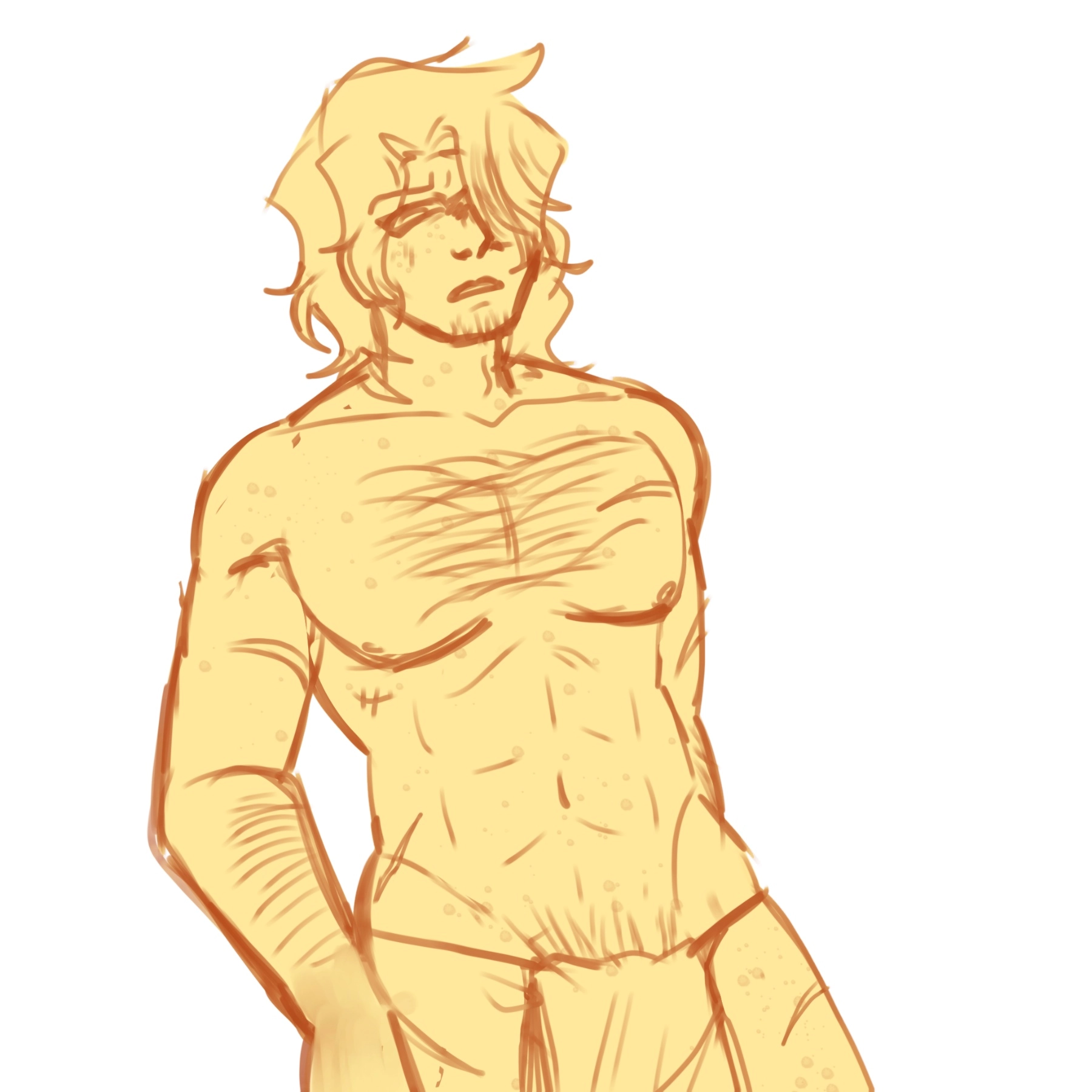 Practice sketch With My oc oriol