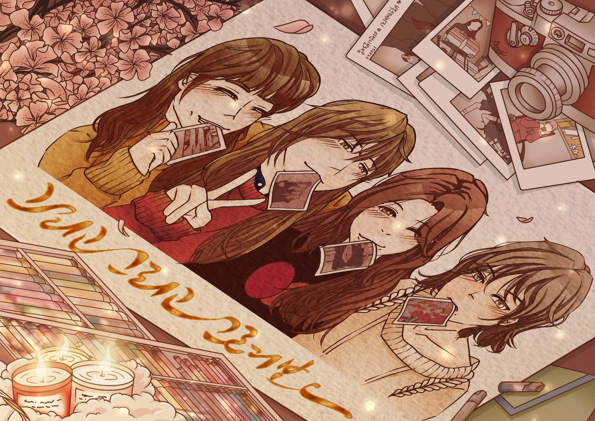 Nostalgia Manhwa style 

A fan art using Manhwa style which appear nostalgic using warm colour base