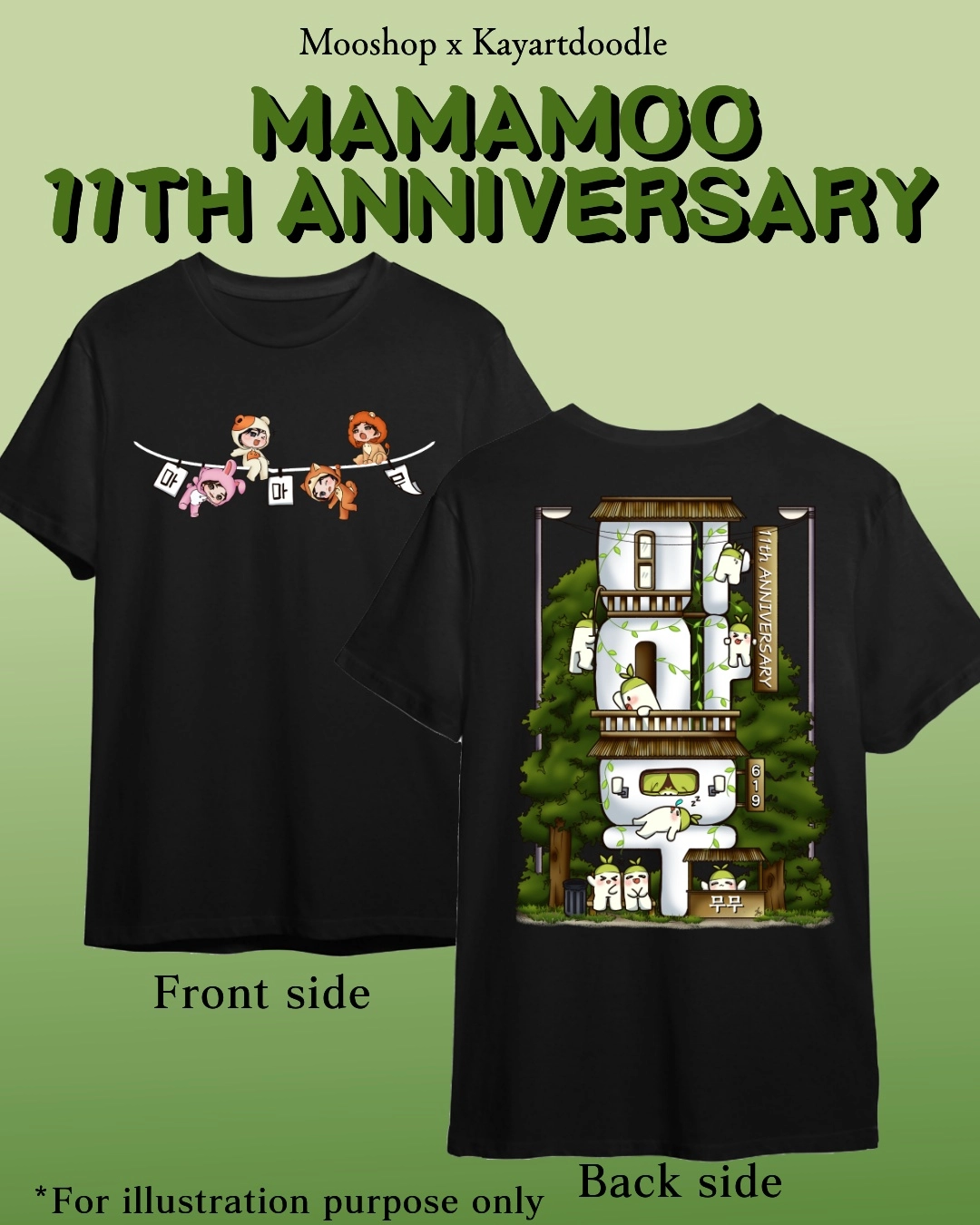 Mamamoo 11th Anniversary Fan Merchandise Design