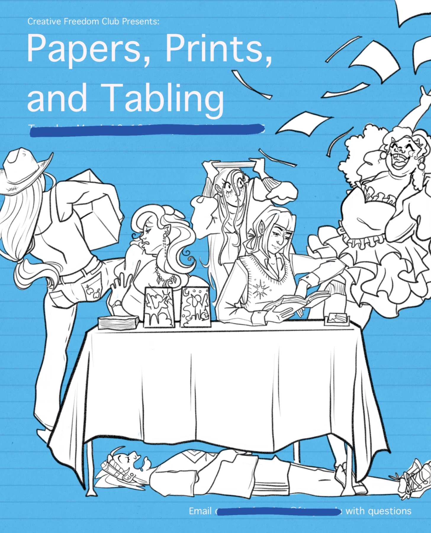 Poster for school with an mlp sneak in it