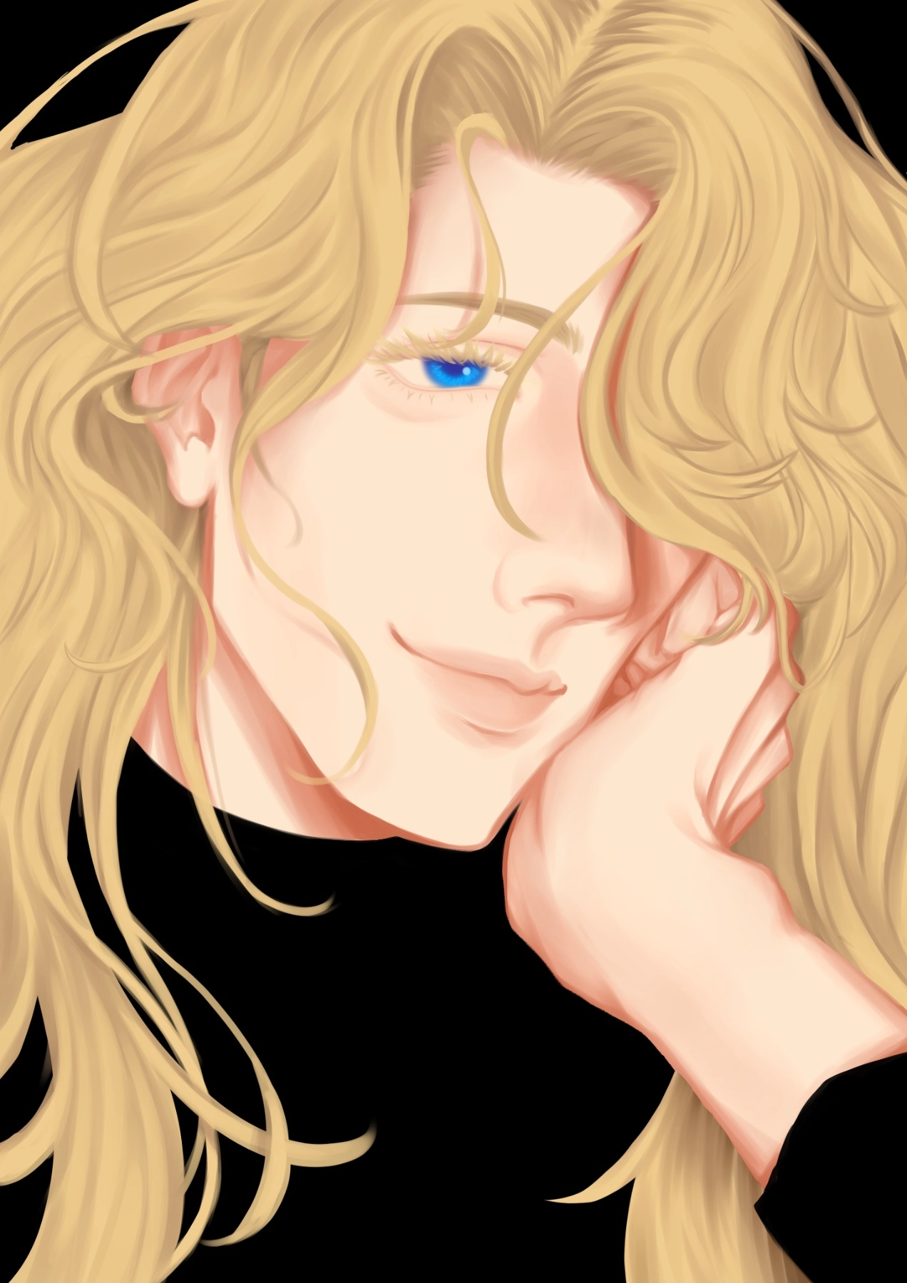 my malewife Johann Andersen. oc by @itsCagingTime on x/twt! It's a fanart of their oc >< <3