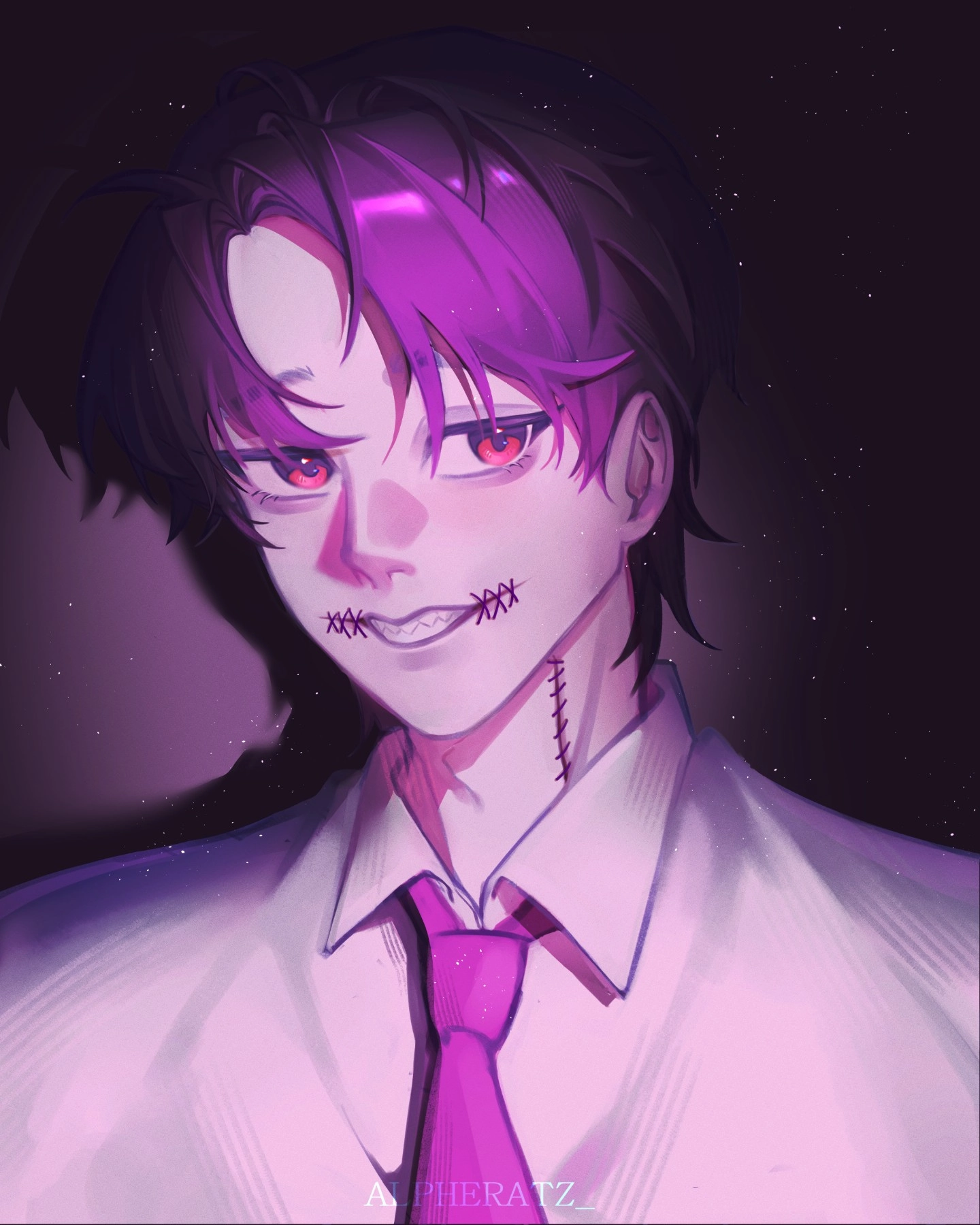 one of my oc, Niel with lovely smile