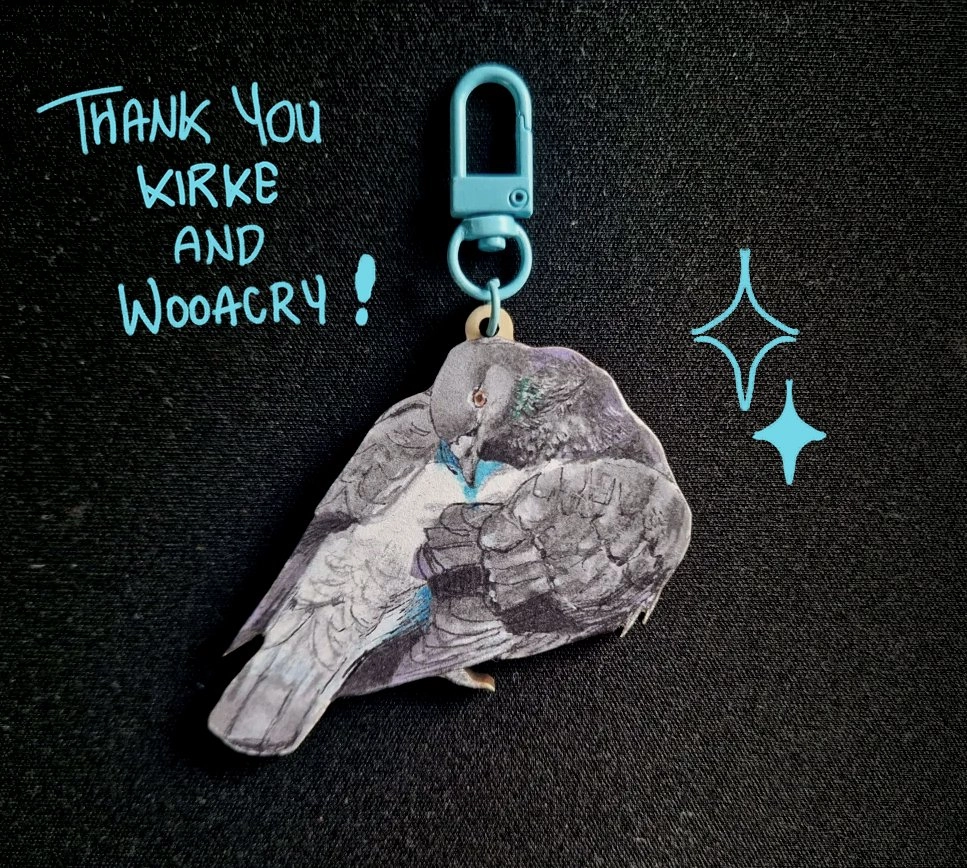 Big Thank You to Kirke for giving out the codes, and being one of the lucky ones to get it! And a Big Thank You to Wooacry for providing a high quality product, it looks exactly as the one on the preview!