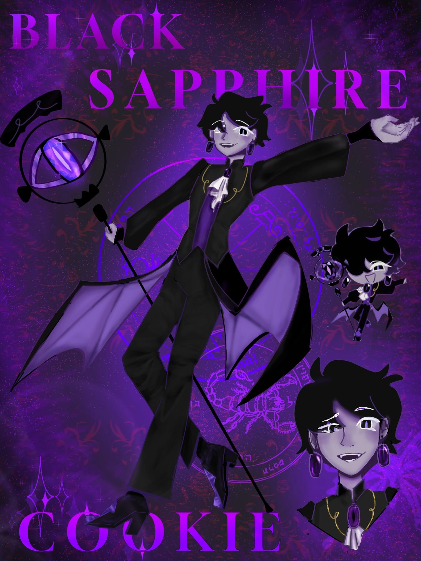 I ♥️ cookie run kingdom sm

This is black Sapphire cookie btw!!