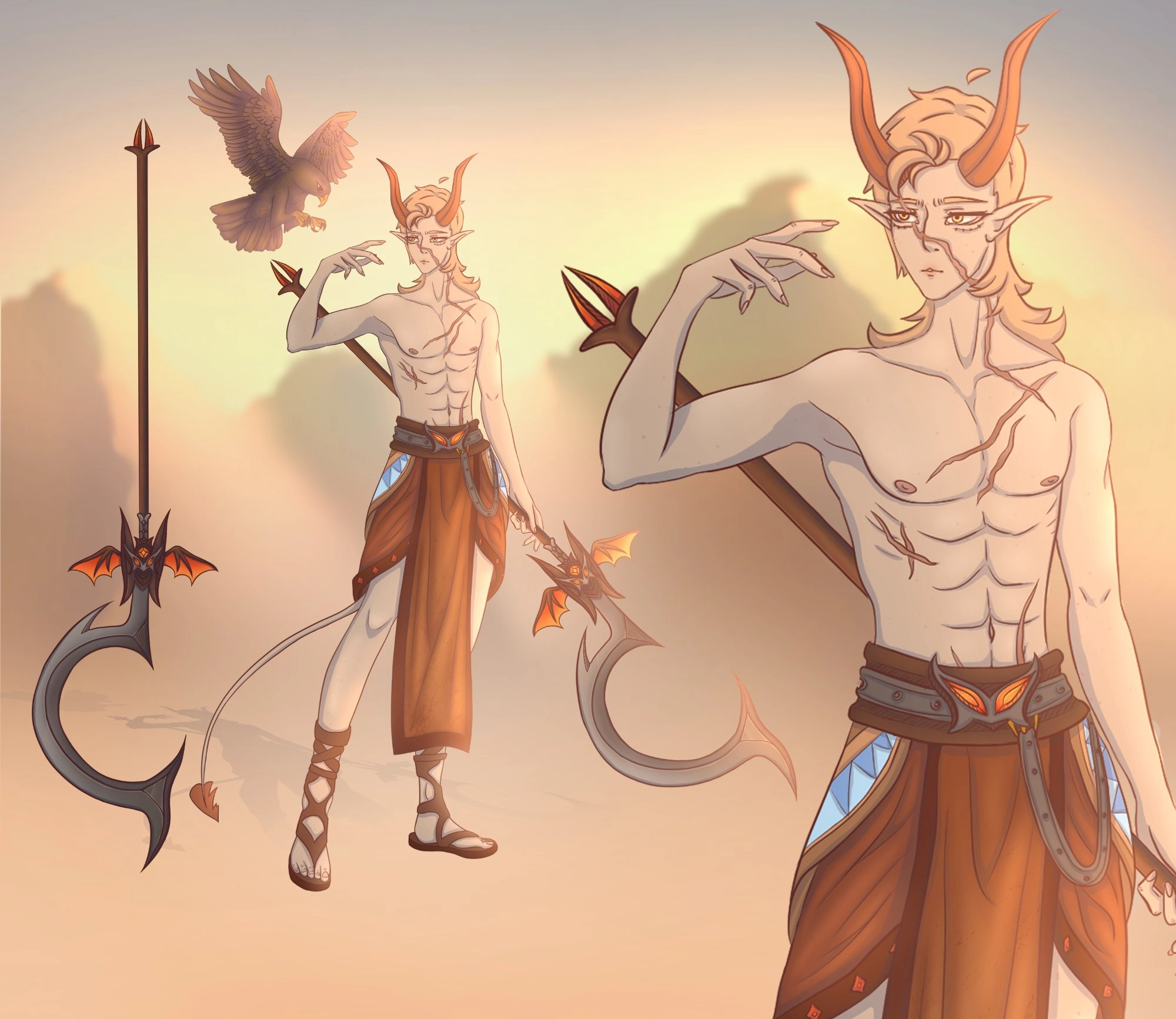 My OC's design. His name is Ozian or just Ozi. Hope u like it:3