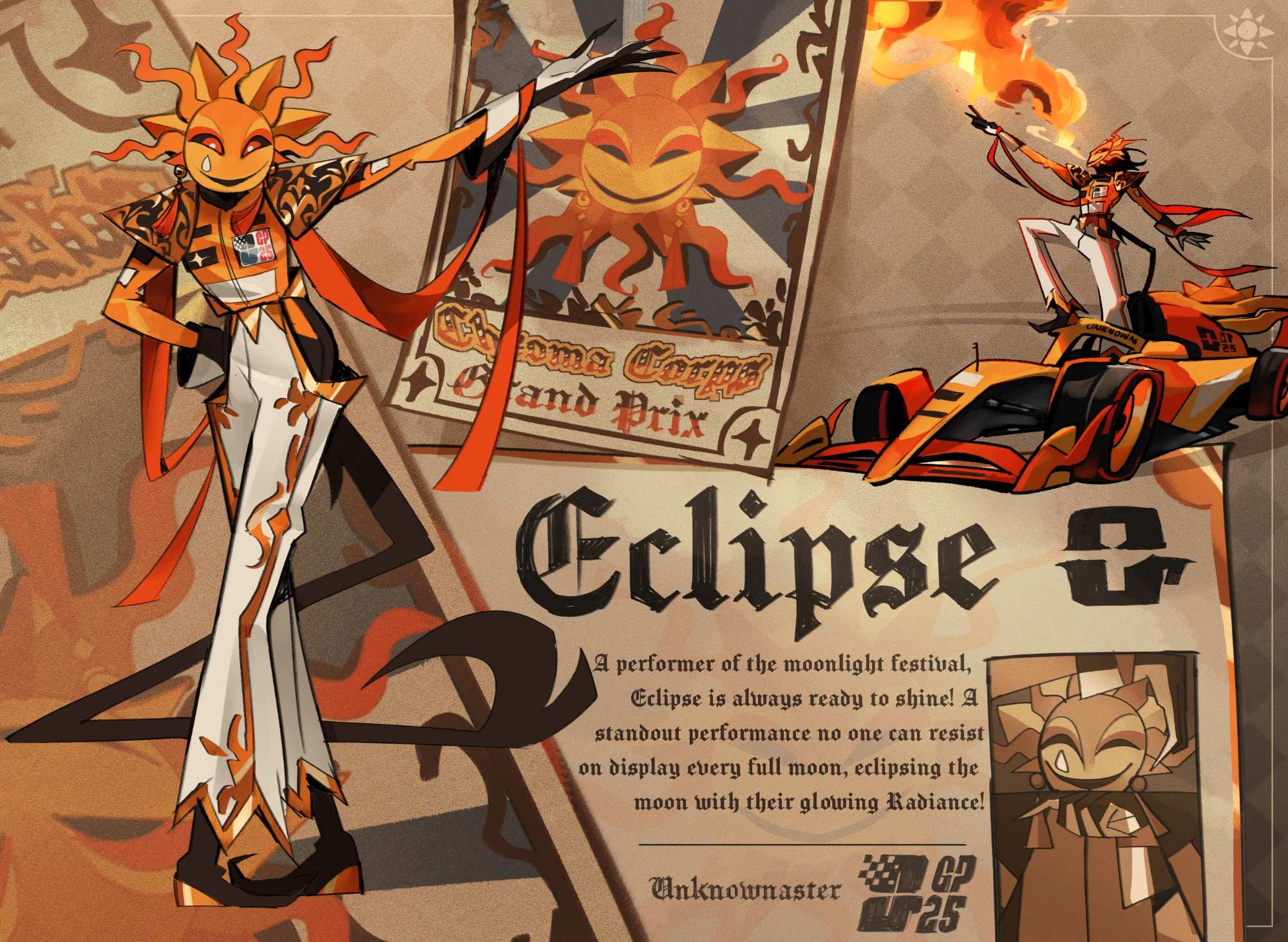 ECLIPSE: my new f1 oc and cadet submission for this year's Chroma Corps!

(9 JUL 25)