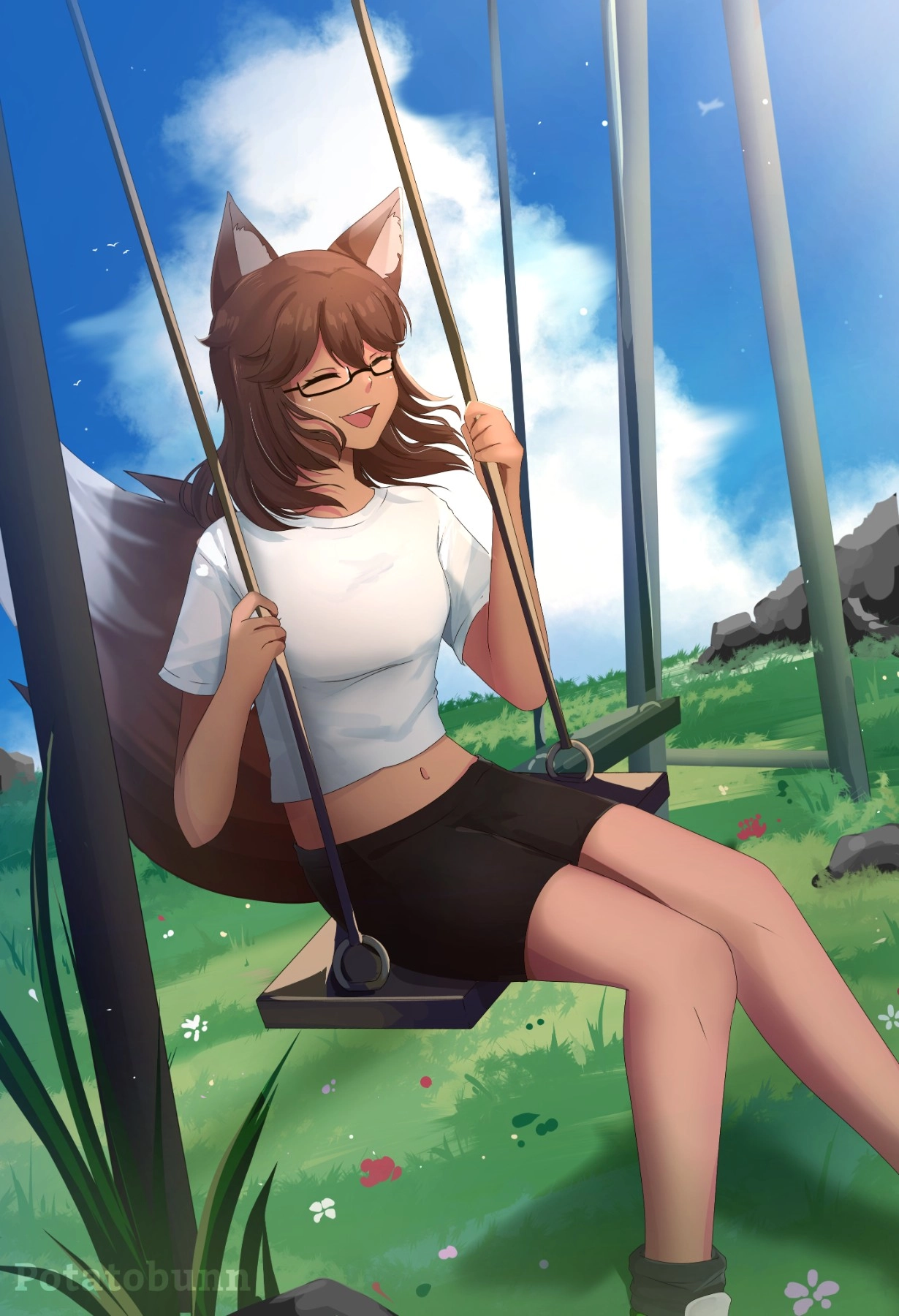 One of the recent commission i've done ><