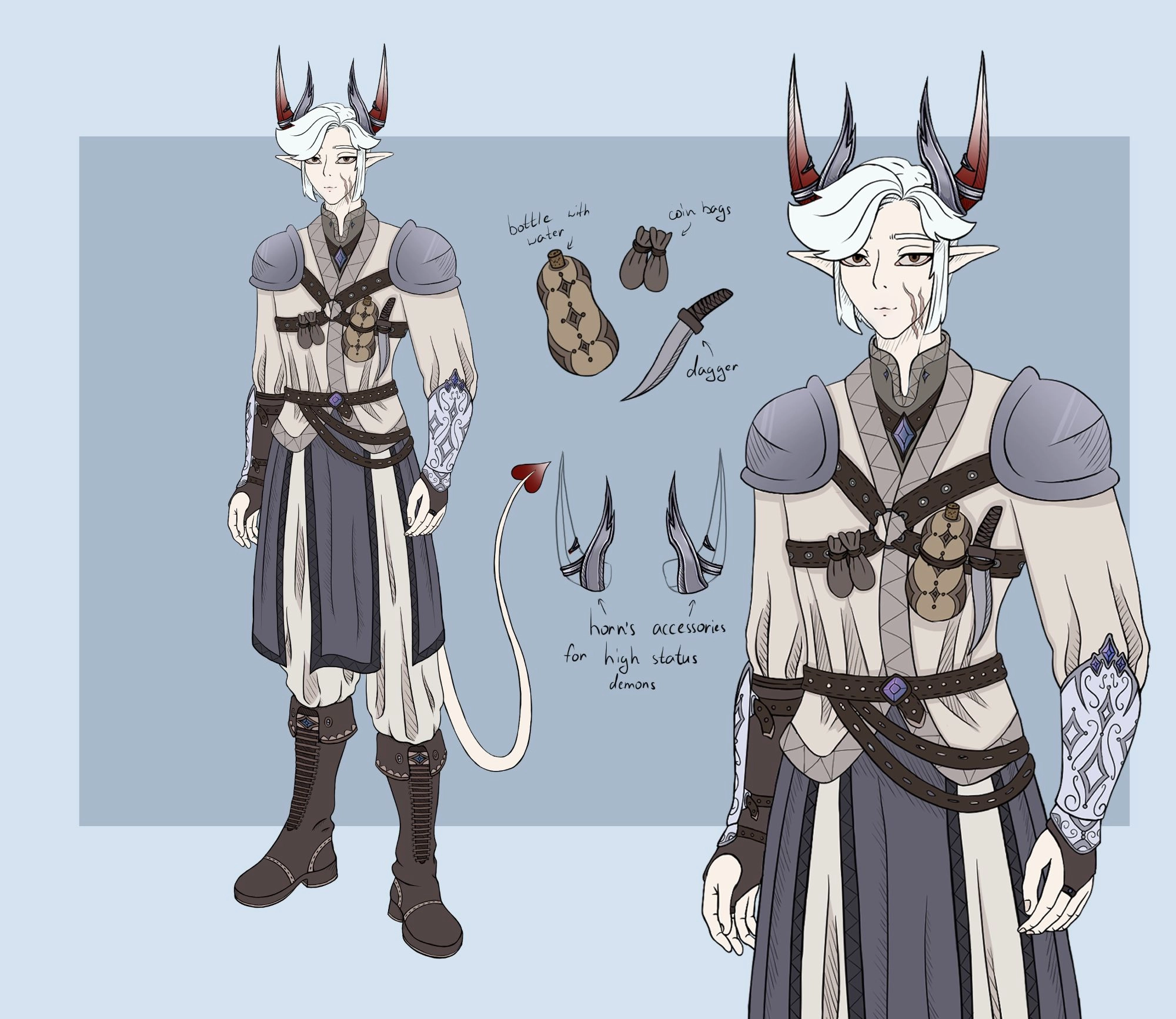 Another my oc. Hyakimo or just Hyaki. He's my sweety pie:3