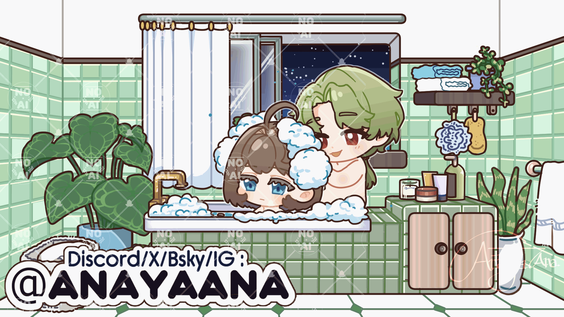 _____⊹₊ ˚‧︵‿₊୨ ᰔ ୧₊‿︵‧ ˚ ₊⊹_________
Comission requested by Yuke on FB

This artwork is for personal use by the commissioner only. Commercial use is not permitted.
Once again Thank you so much! ✦✦

Base & animation by © Ana ya ana ©