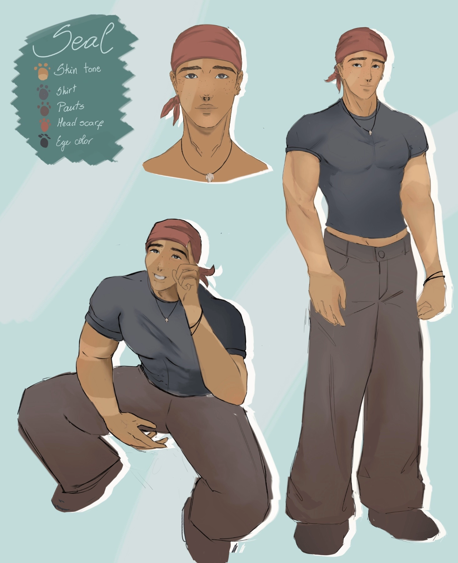 Character sheet for my OC Seal