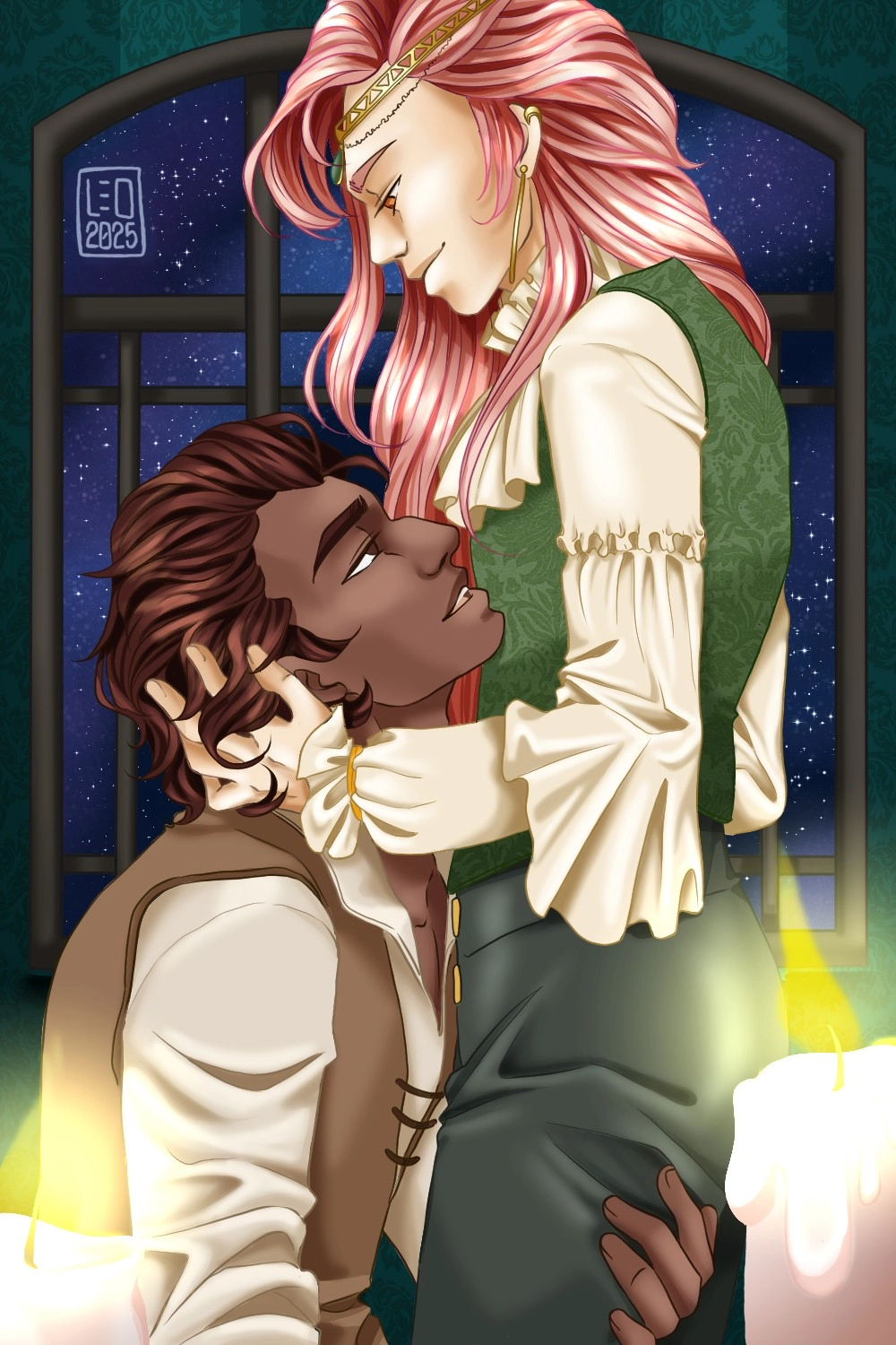 And another Artfight revenge, I really love this game!
Original characters: Andrius e Haasan by riallstrtn