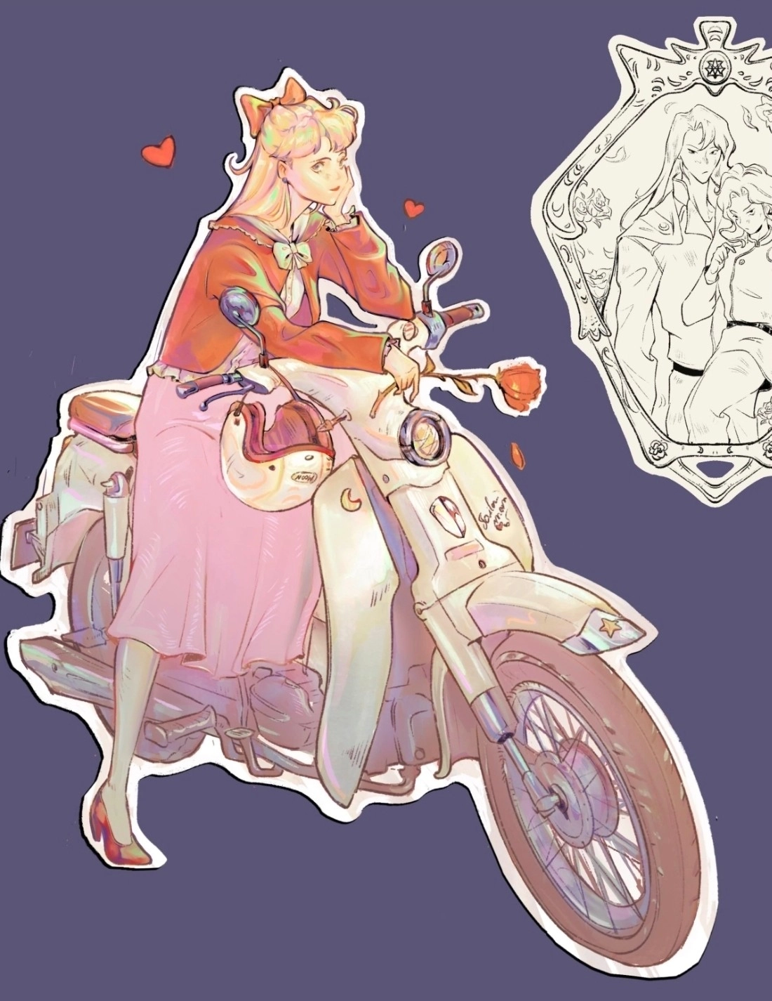 Sailor venus sticker format🎀