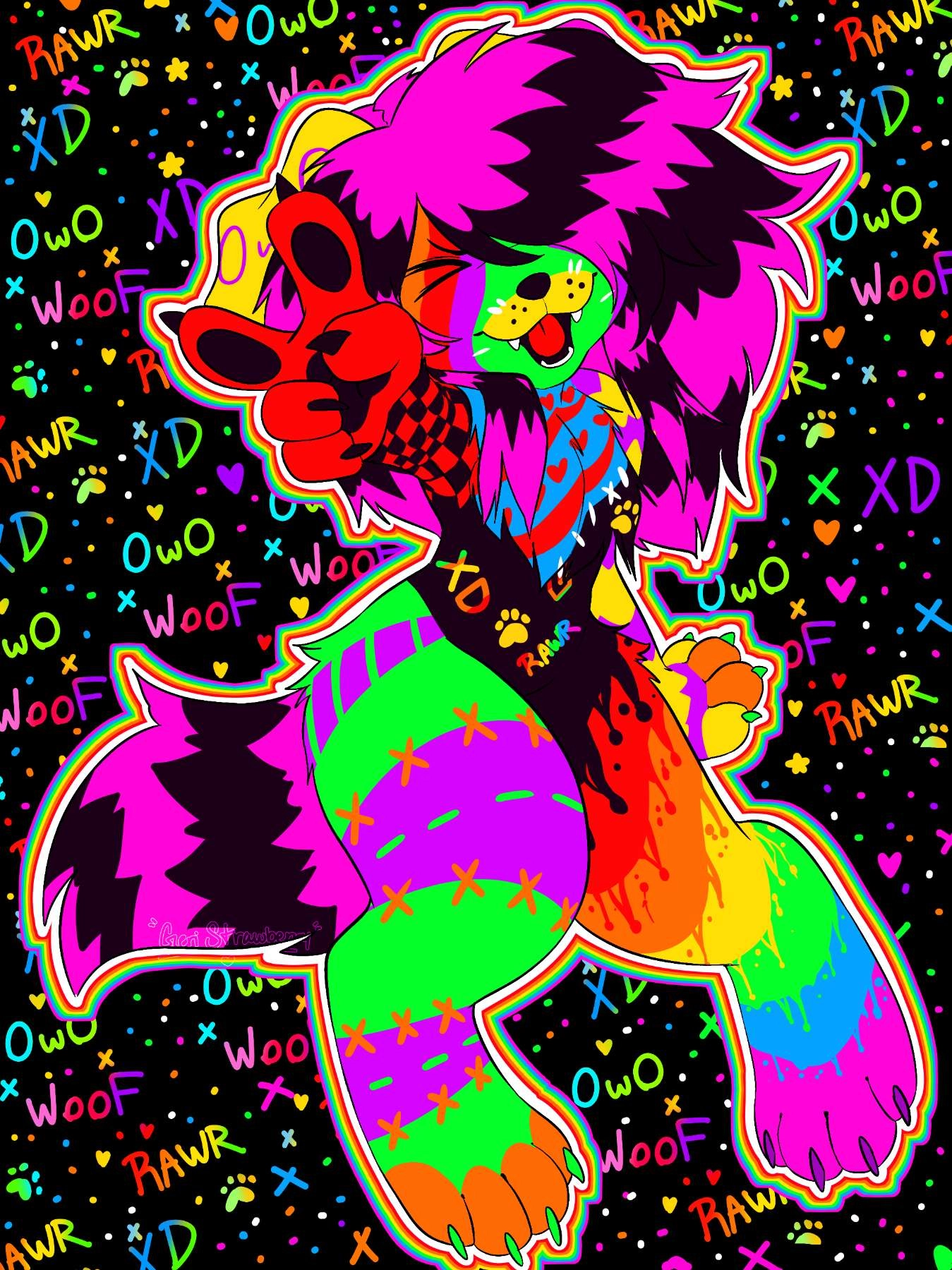 Artfight attack for Skittsit