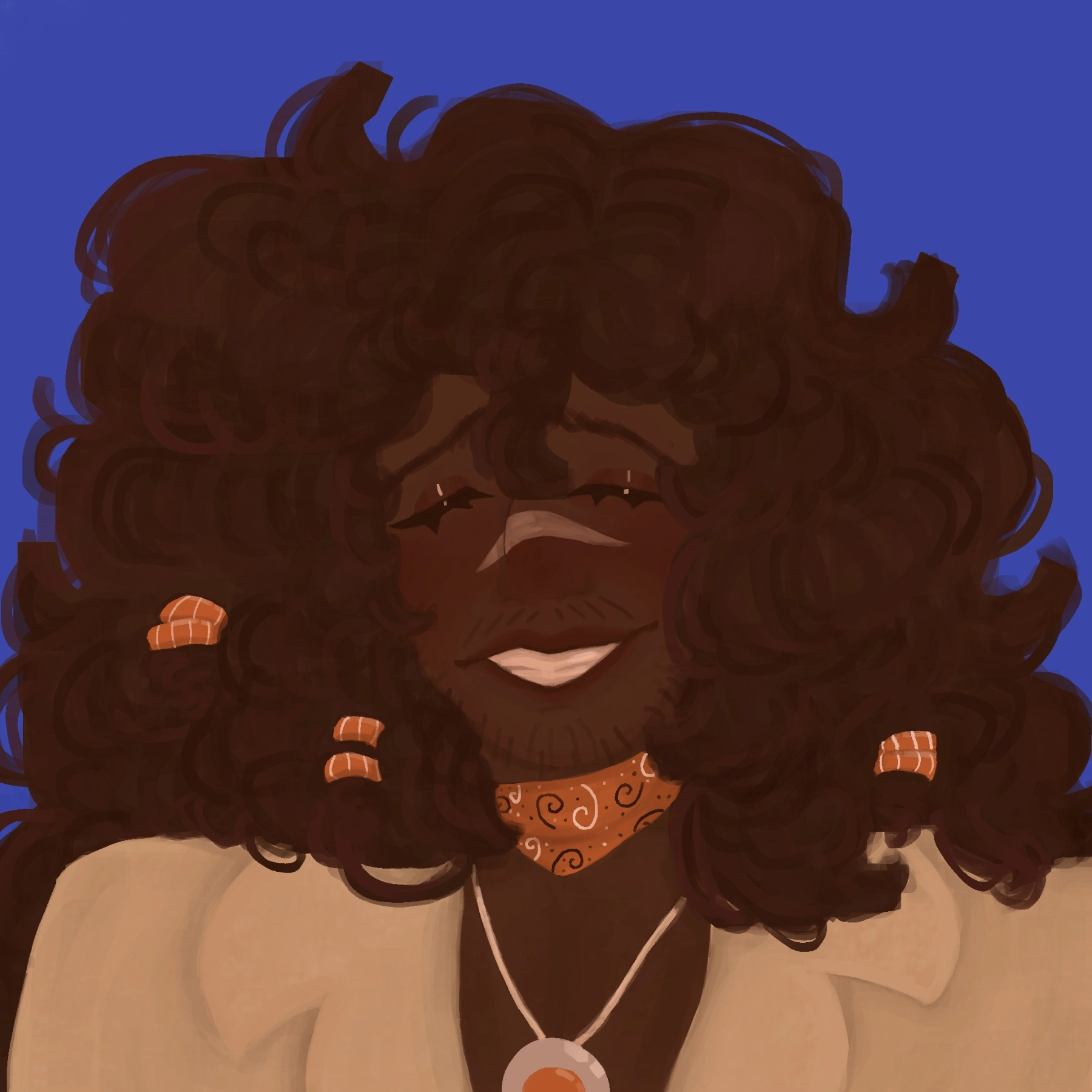 Reid experiences bliss <3
A painterly portrait of my OC Reid ☺️