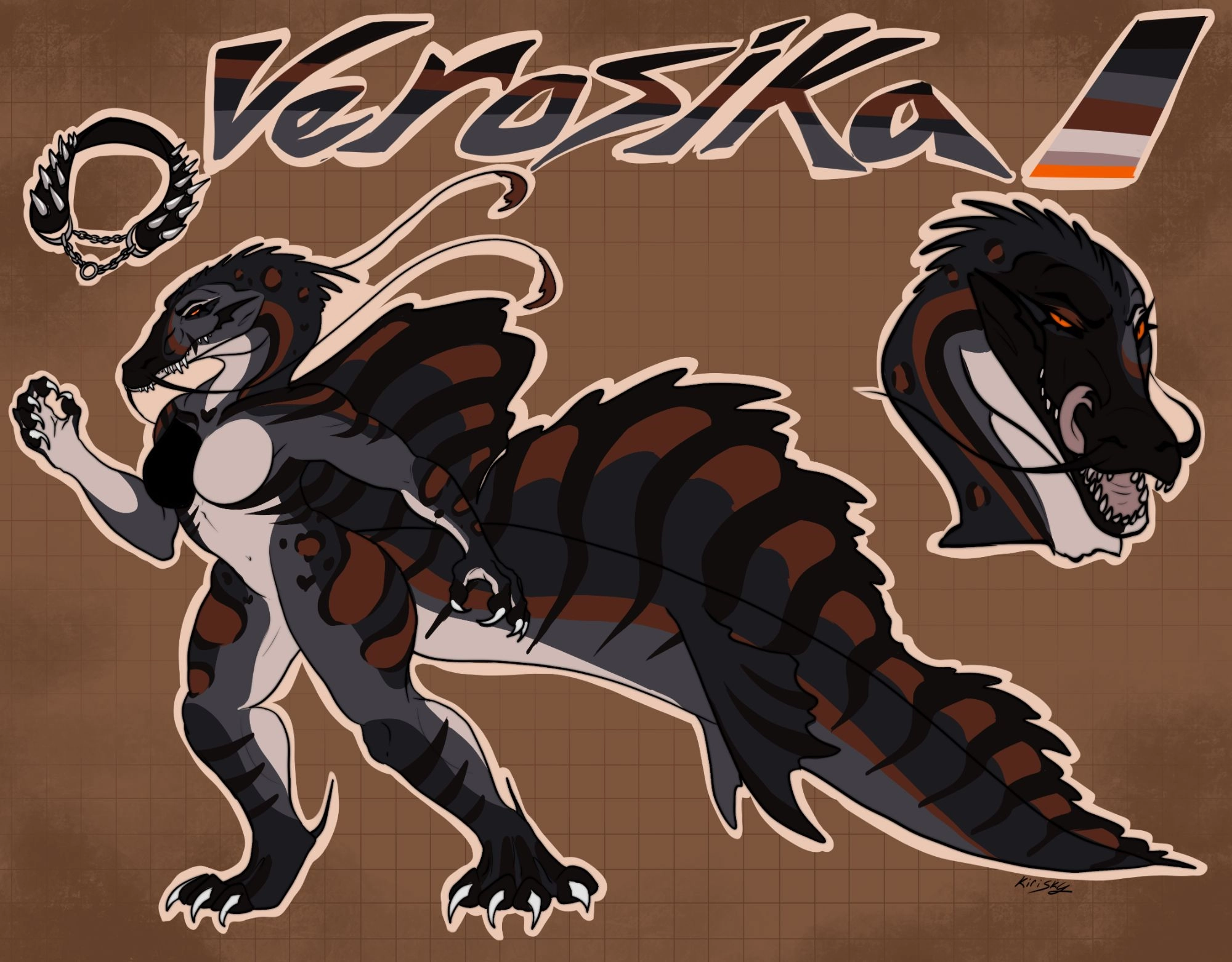 Another new character of mine that I have plans of making a full fursuit of this year! 