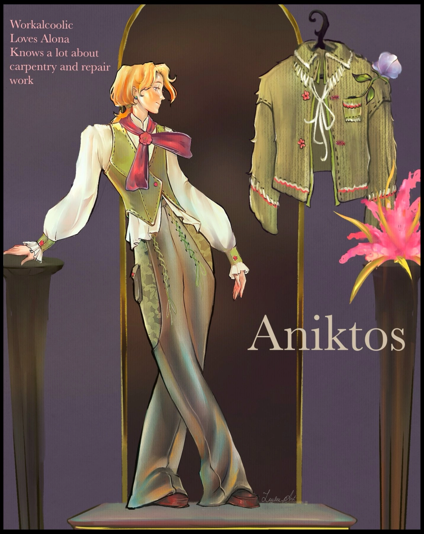 Outfit design art comm