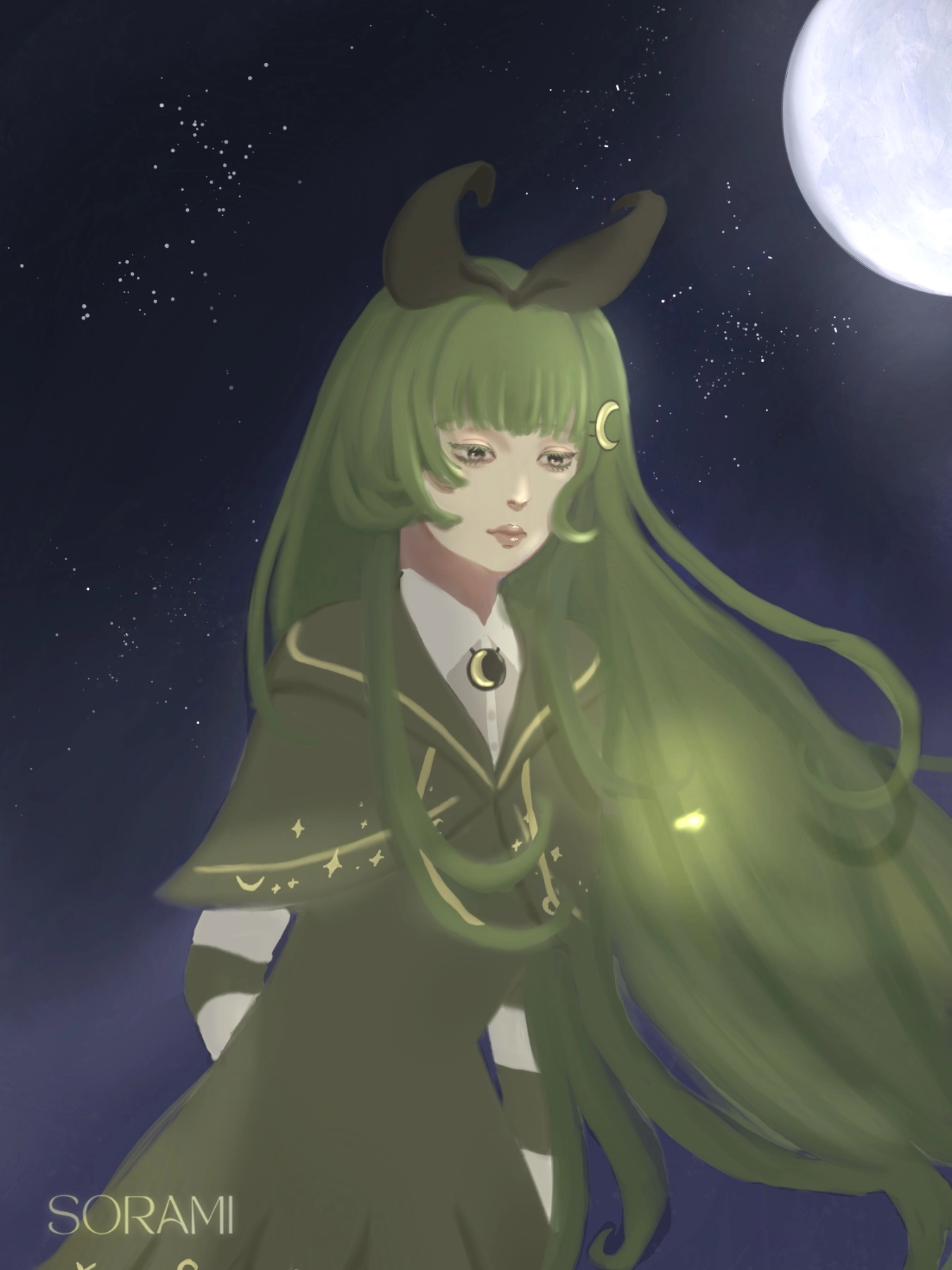 Mizuki without eyepatch (AF OC by 2olitude) She's so pretty ;-;