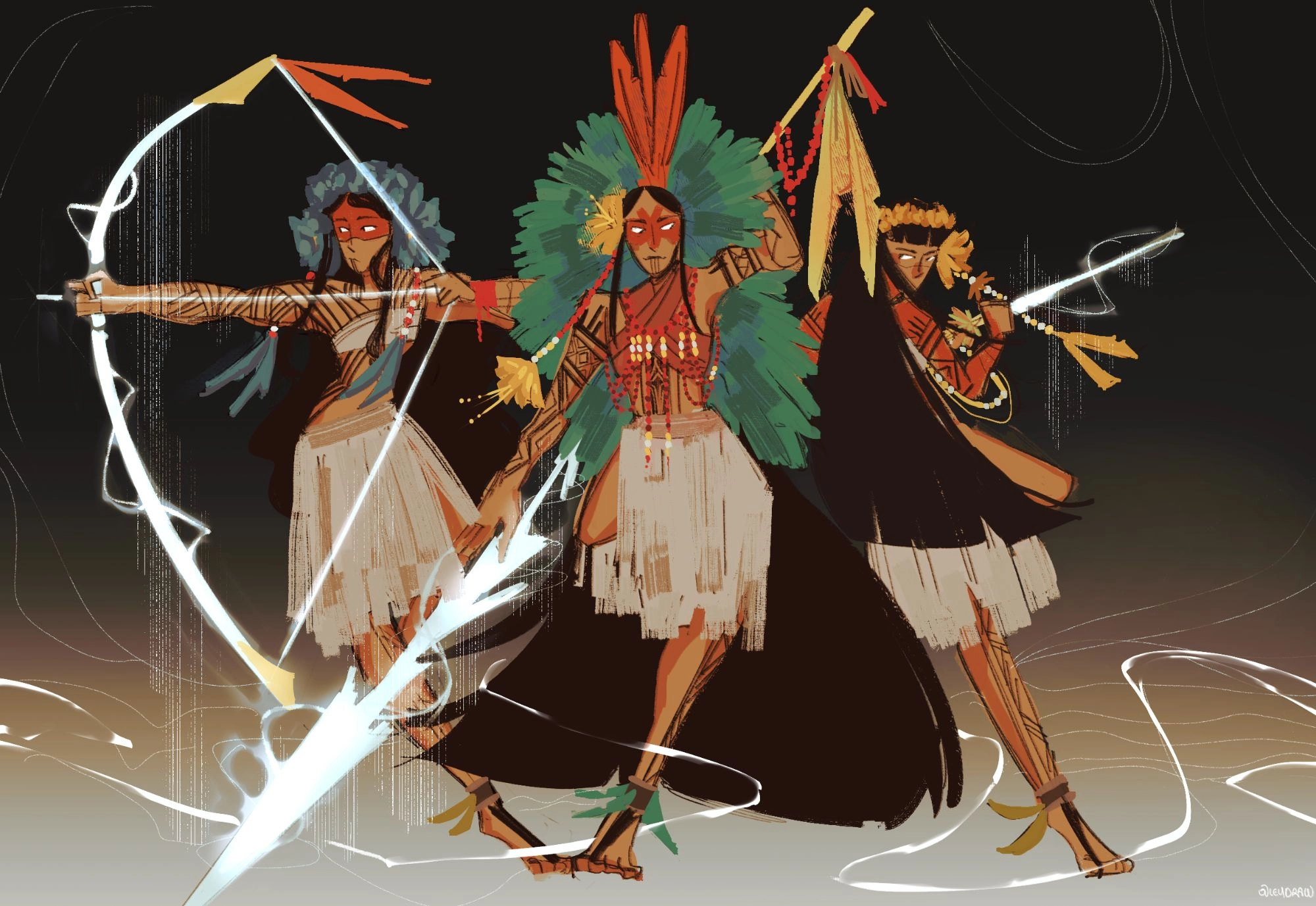 Brazilian Demon Hunters 
(Character design)
