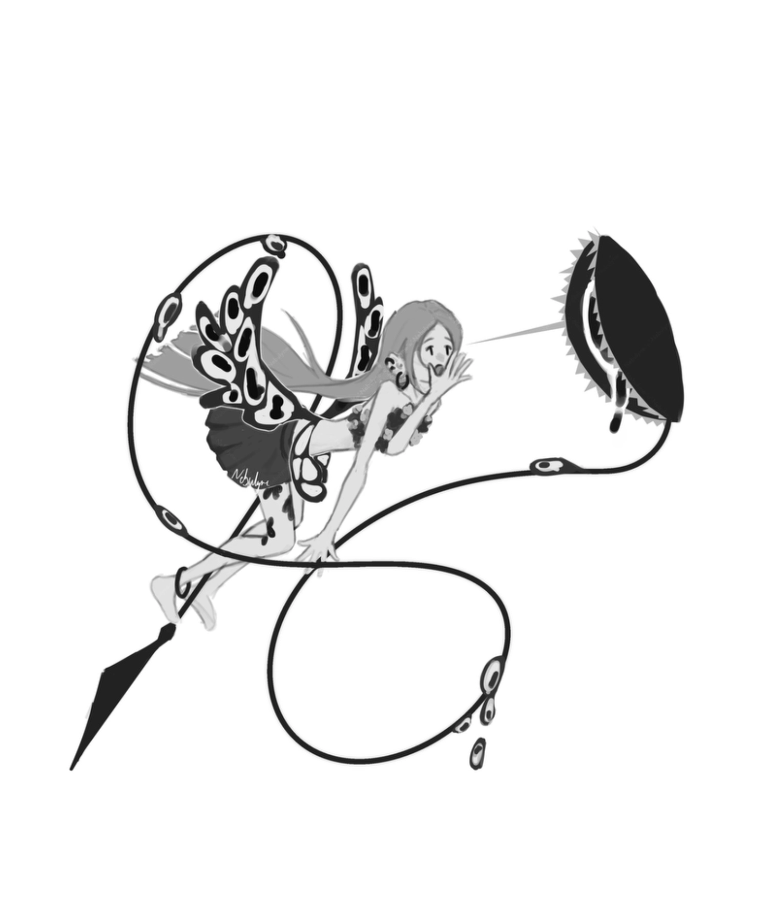 Meet Enora!
Character from the strange symbiosis serie 🧌