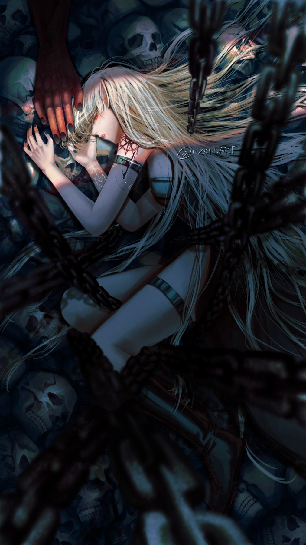 oc artwork
wanted to challenge myself to a detailed background because i always skip on them! had lots of fun with this while trying to figure out the composition and colours!