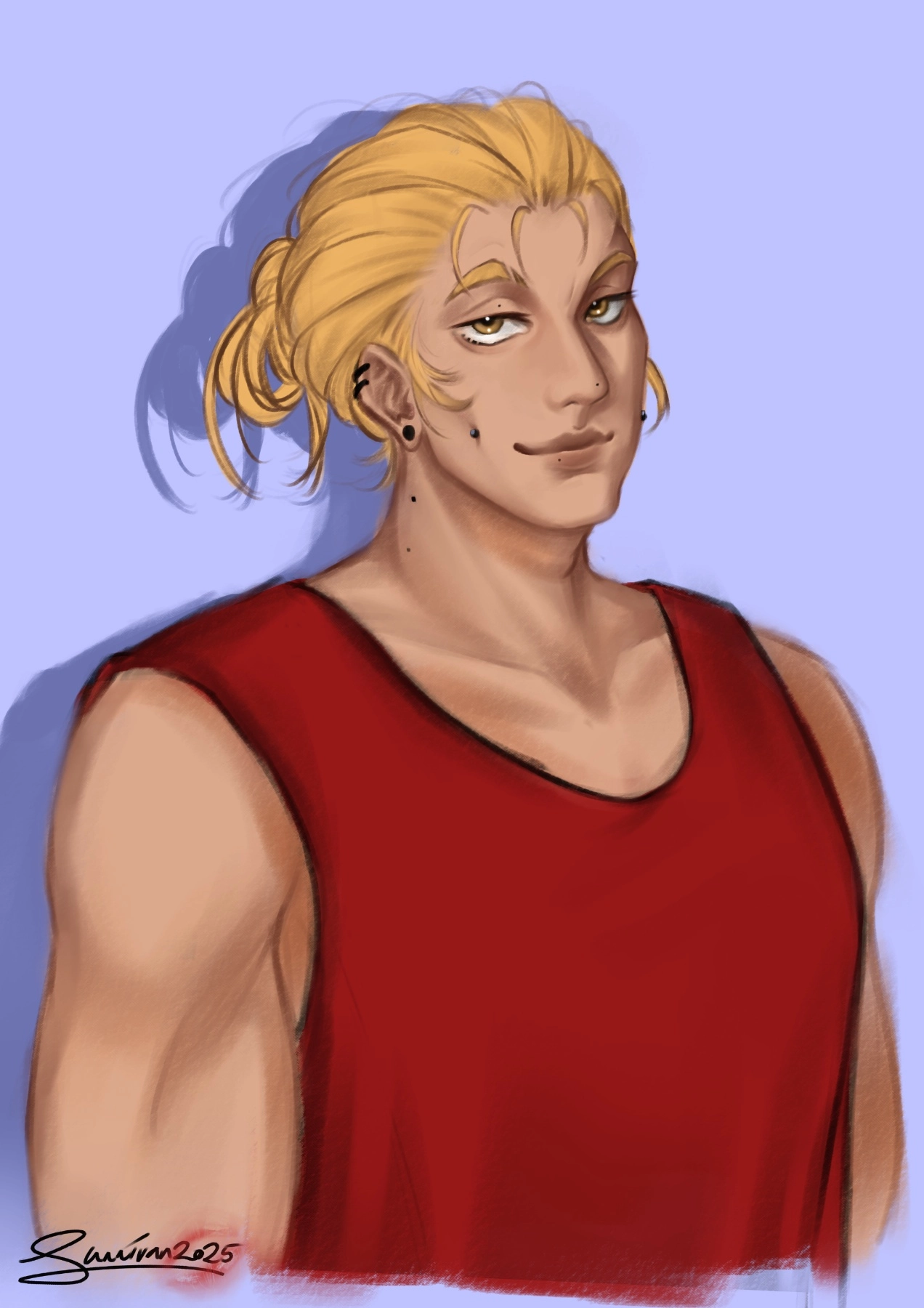 redrew on of my old ocs back in highschool. meet Seis, a Filipino surfer. already taken by a baddie named Aro (also my oc back in highschool)

Seis' old name was Seiji Furukawa while Aro's old name was Haruo Mikazuki. 