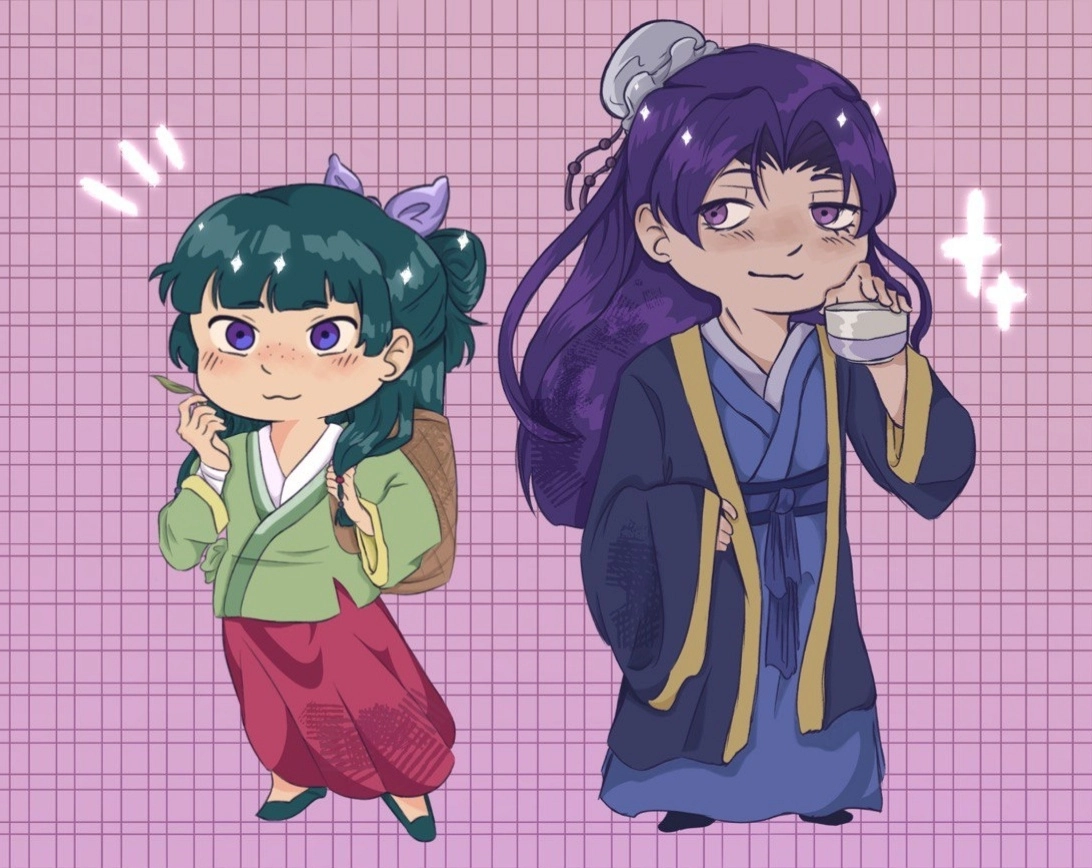 Maomao and jinshi chibiss