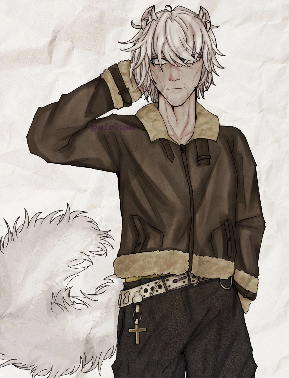 Old man cat hehe 🫸🩶🫷