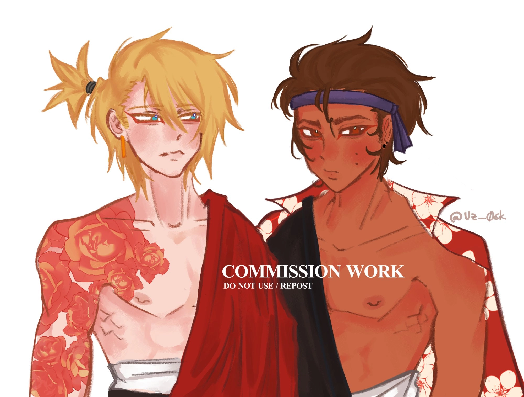 Commissioned work of Syo kurusu x Oc