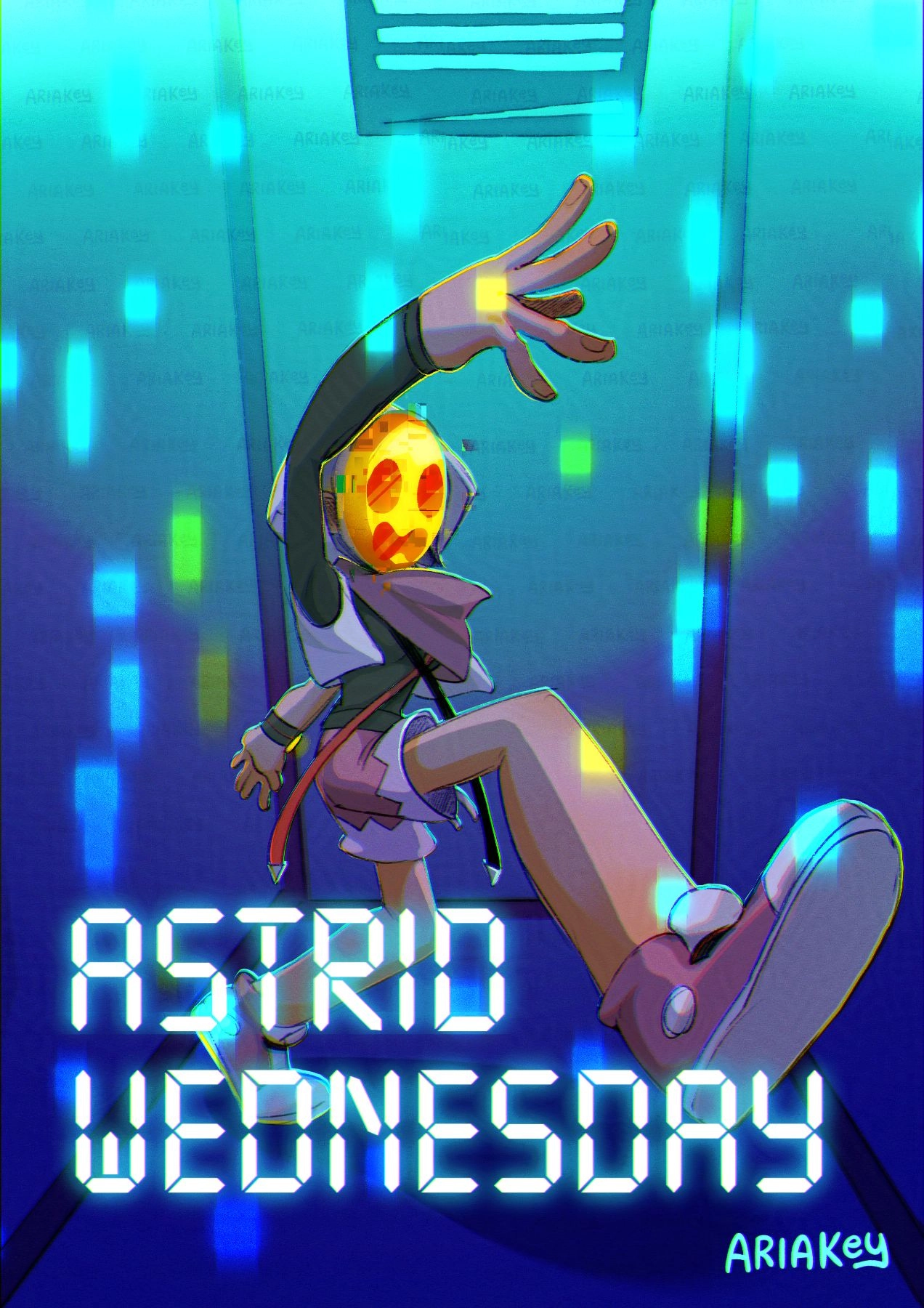 Wednesday - SMILE SQUAD
Wednesday (Astrid)
Role: Main Hacker
Appearance: Tall, lilac hair, green eyes
Style: Street and tech; baggy pants, hood
Fun Fact: Miguel's partner, the technical "mind" of the group.

she's from coffeekick, a story i am making. 

- Ariakey