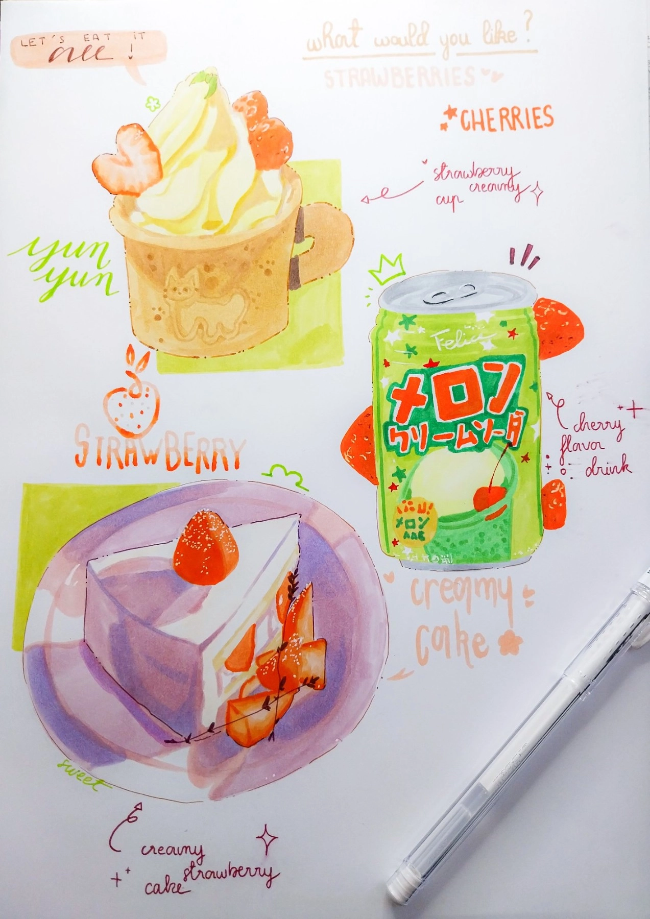 Food art is my passion I swear :3