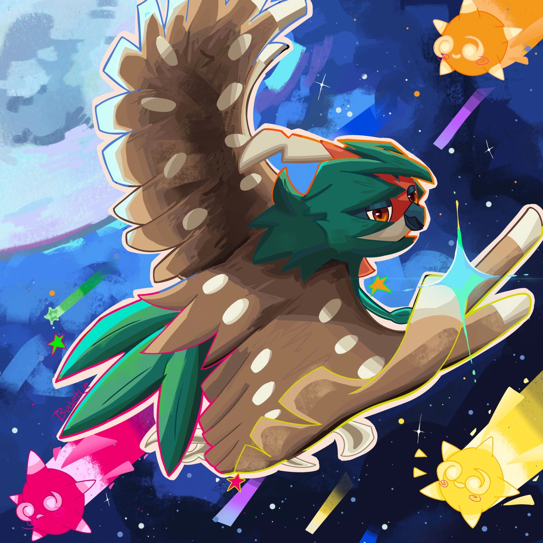 Decidueye Pokémon illustration!