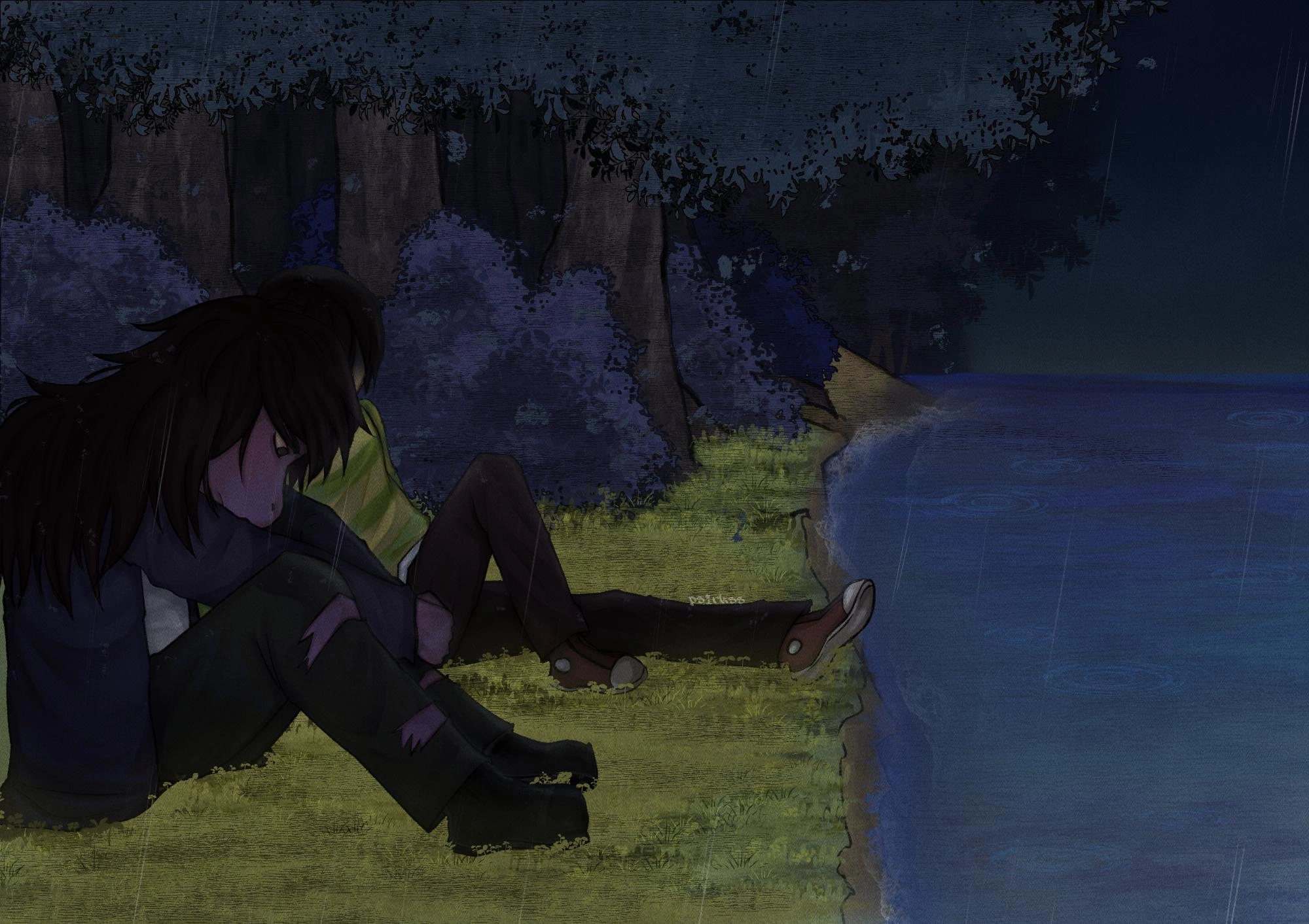 Deltarune sad fanart ｡ﾟ(っ৹ т )ﾟ｡