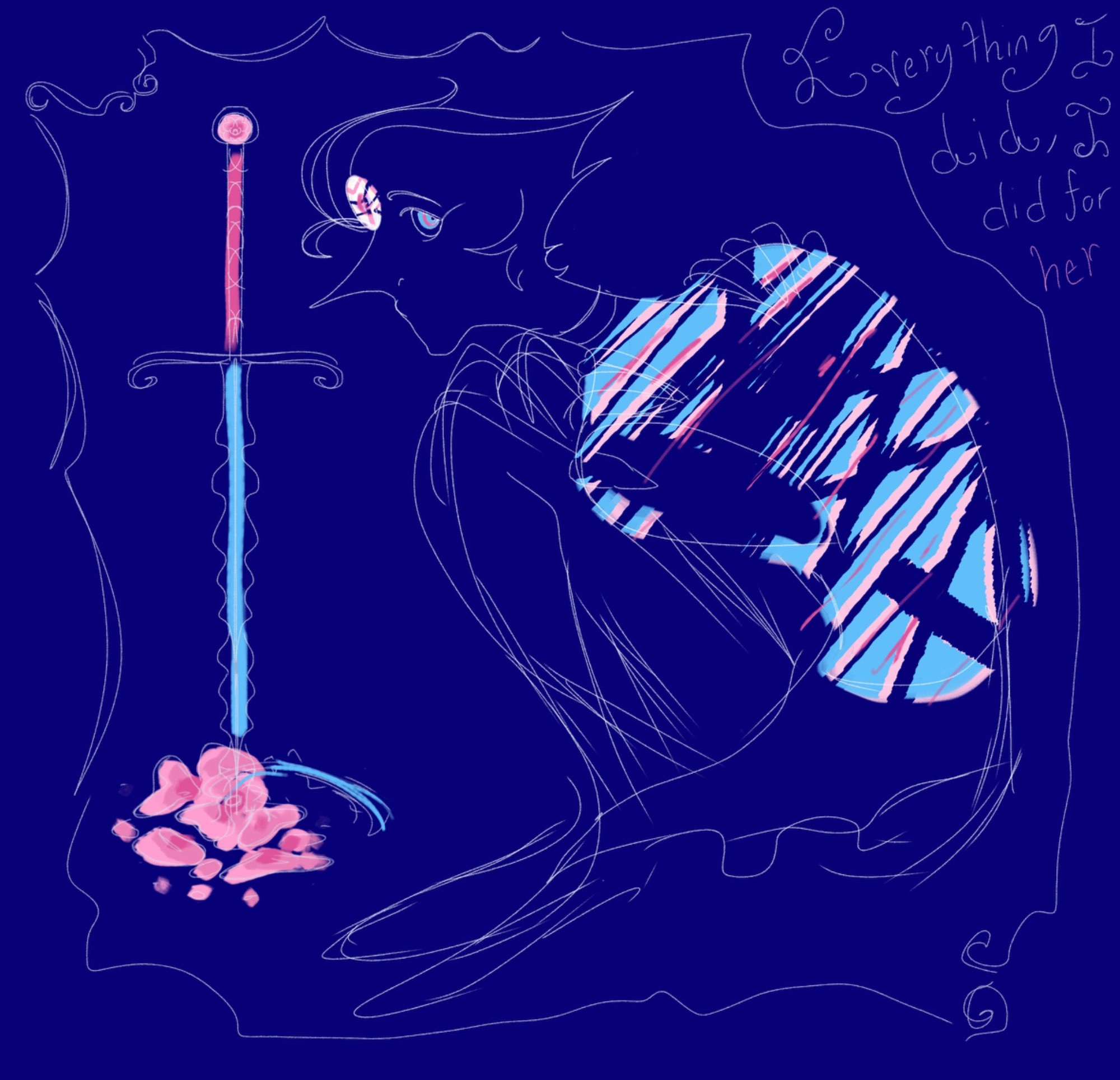 Experimental pearl sketch