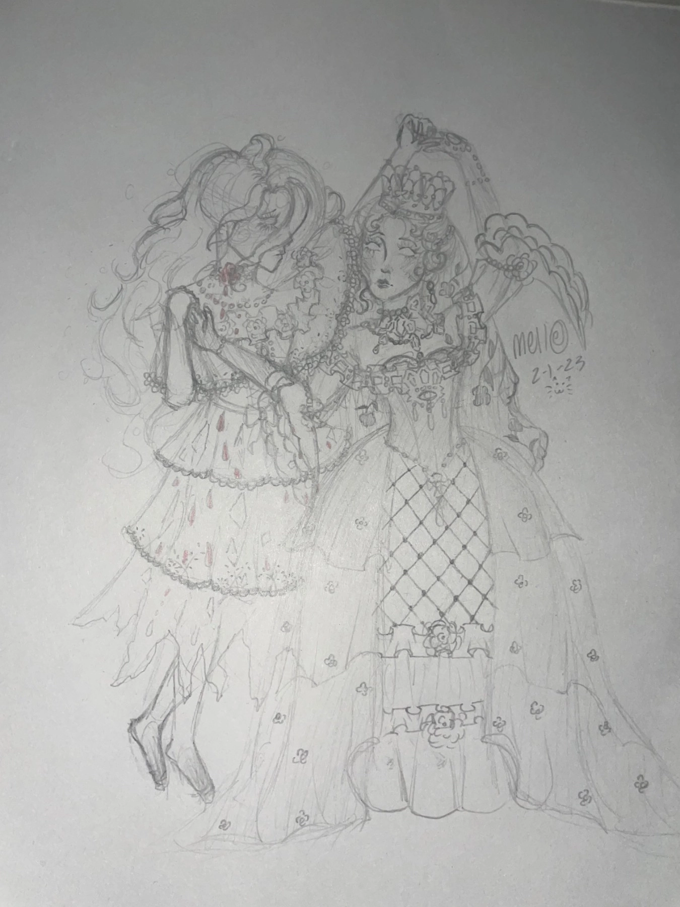 super old identityV art from 2023 <3 I was so proud of the detailing on this auuuaugh