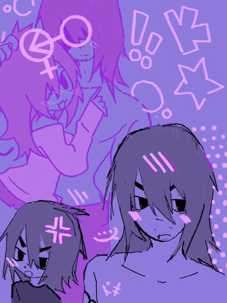 heres a sketch page of my fiance hehe