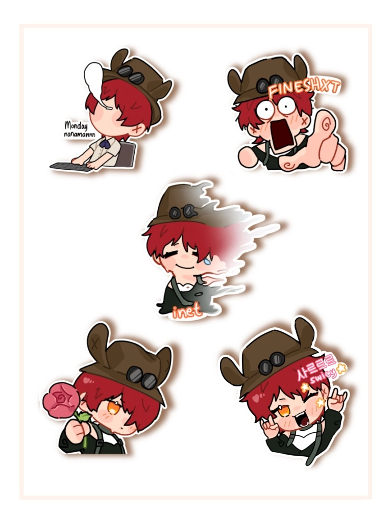 Looking for affordable and adorable stickers? For just $5, you’ll get 5 to 6 chibi-style character sticker poses — perfect for journals, laptops, tumblers, planners, or digital use. Each sticker is hand-drawn and delivered as a high-quality PNG file with a transparent background. You can send a character reference or description. I accept OCs, fanart, or even your own character in cute chibi form. A fun and budget-friendly way to add personality to your stuff!