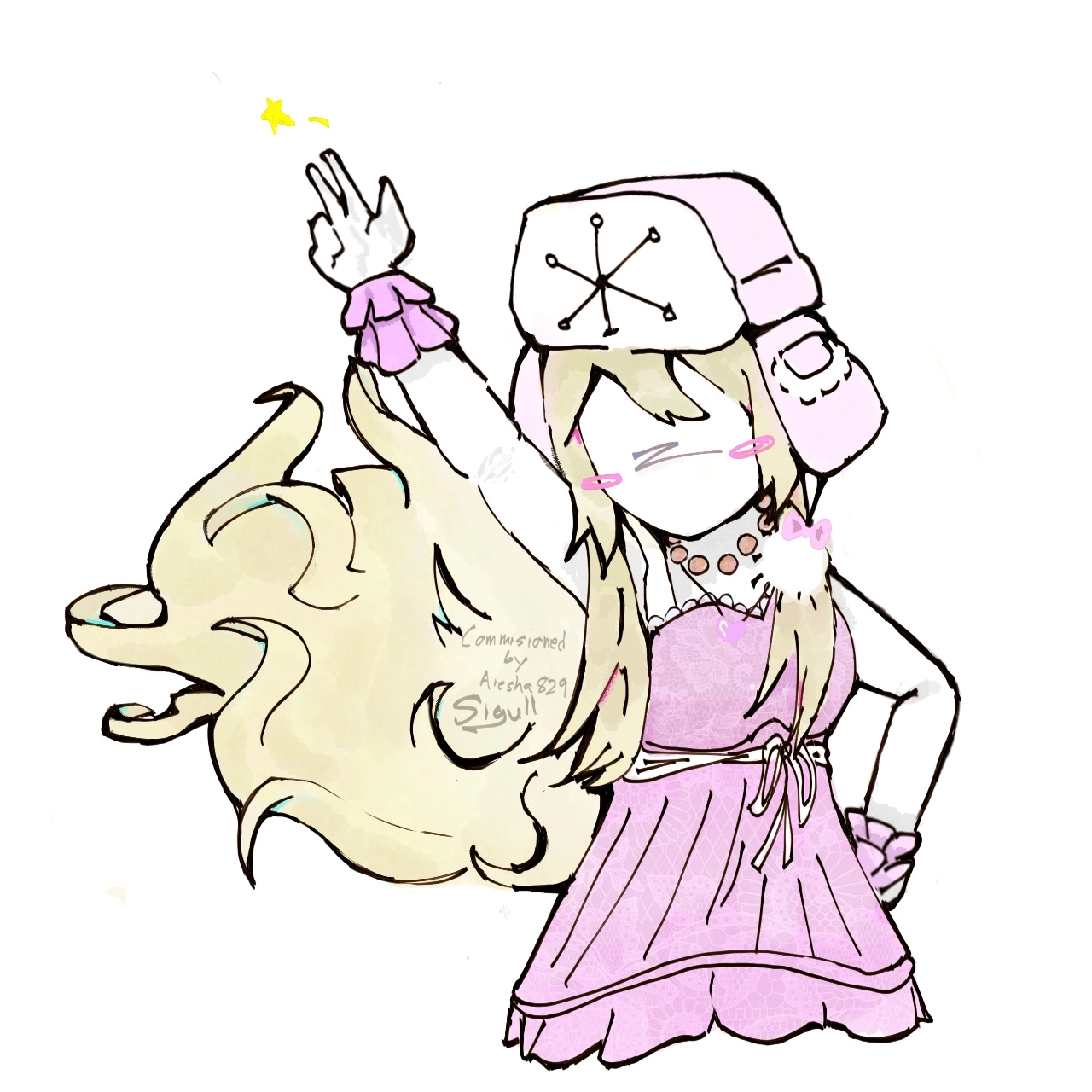 Commission of my friend avatar 