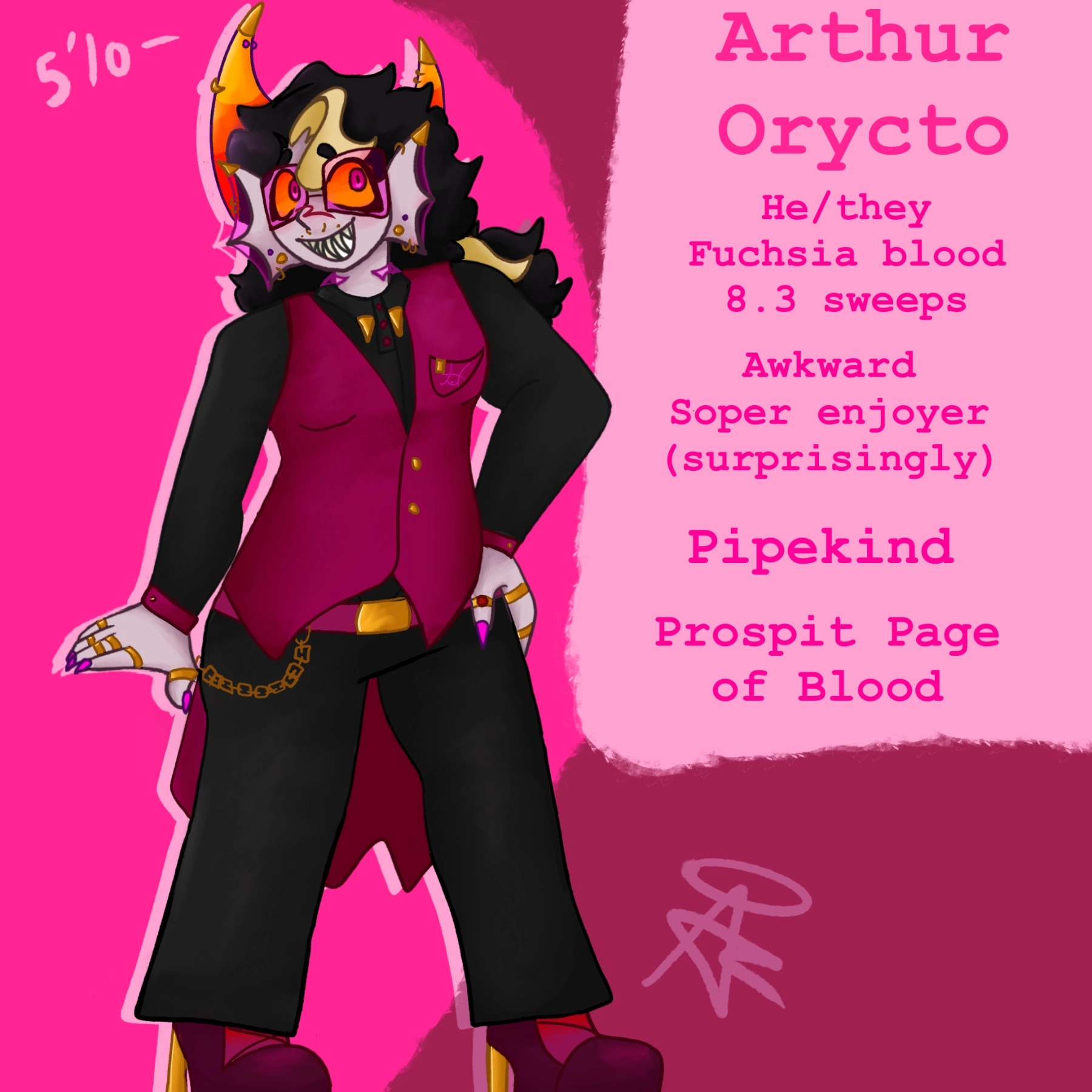Trollsona design I made for my EVIL EX because I want them to read Homestuck AND IM STILL WAITING
IF YOU SEE THIS IM STILL WAITING