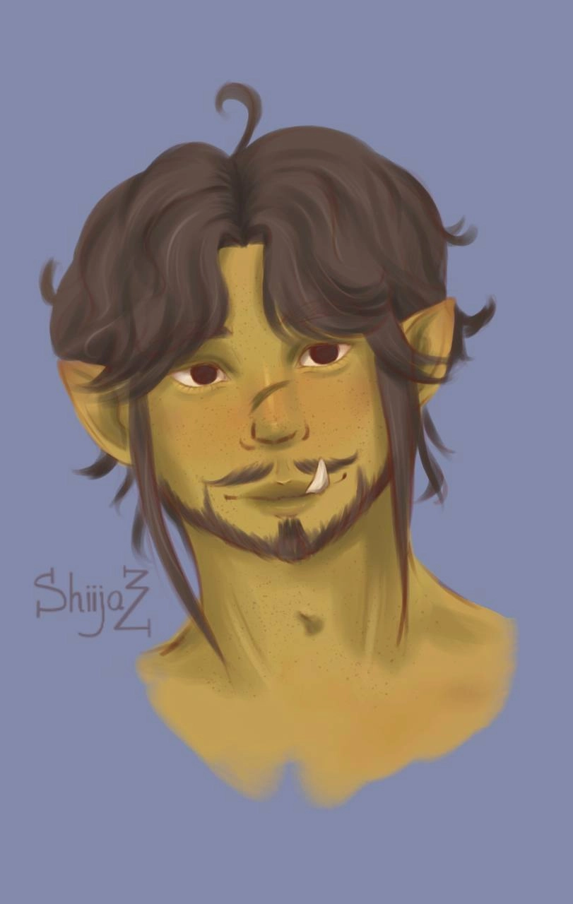 Fast sketch of my new DnD character 🥰