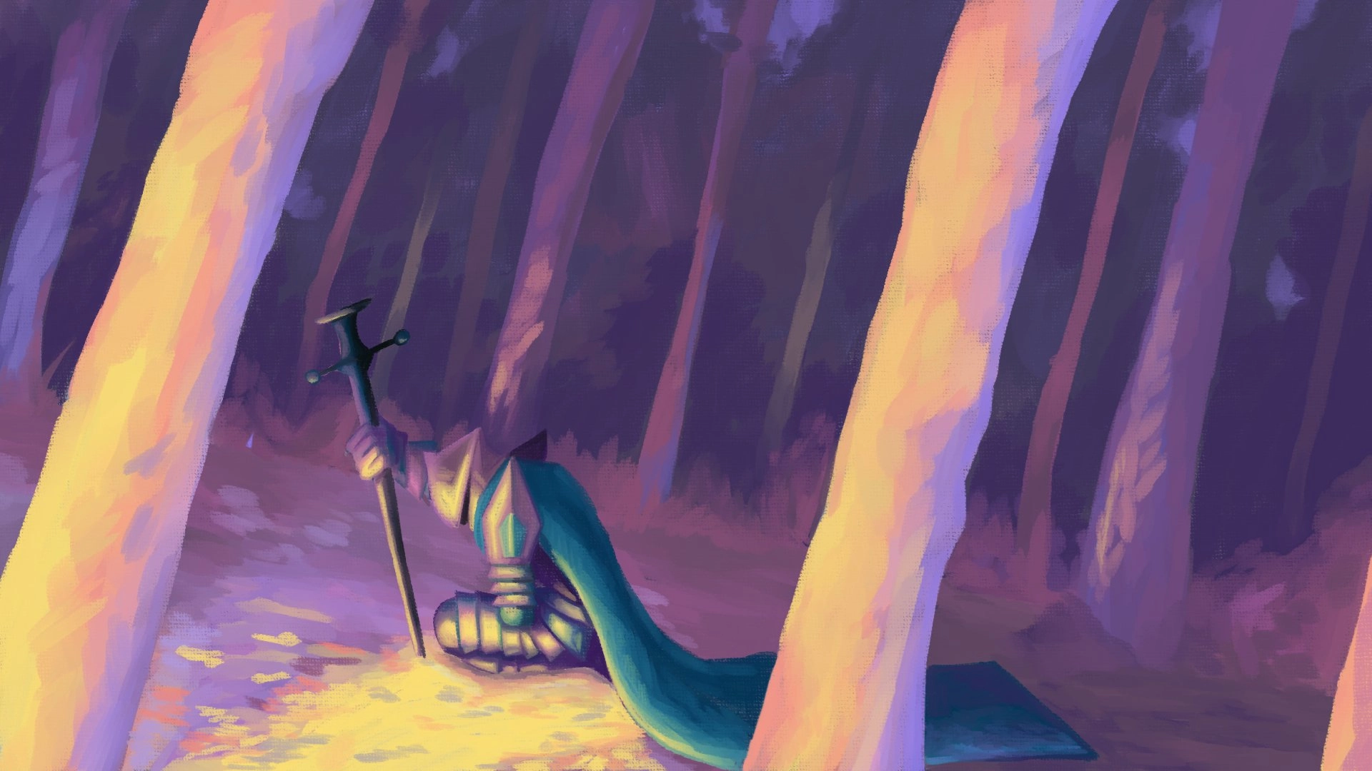 The full painting from my banner ! Digital oil painting :3