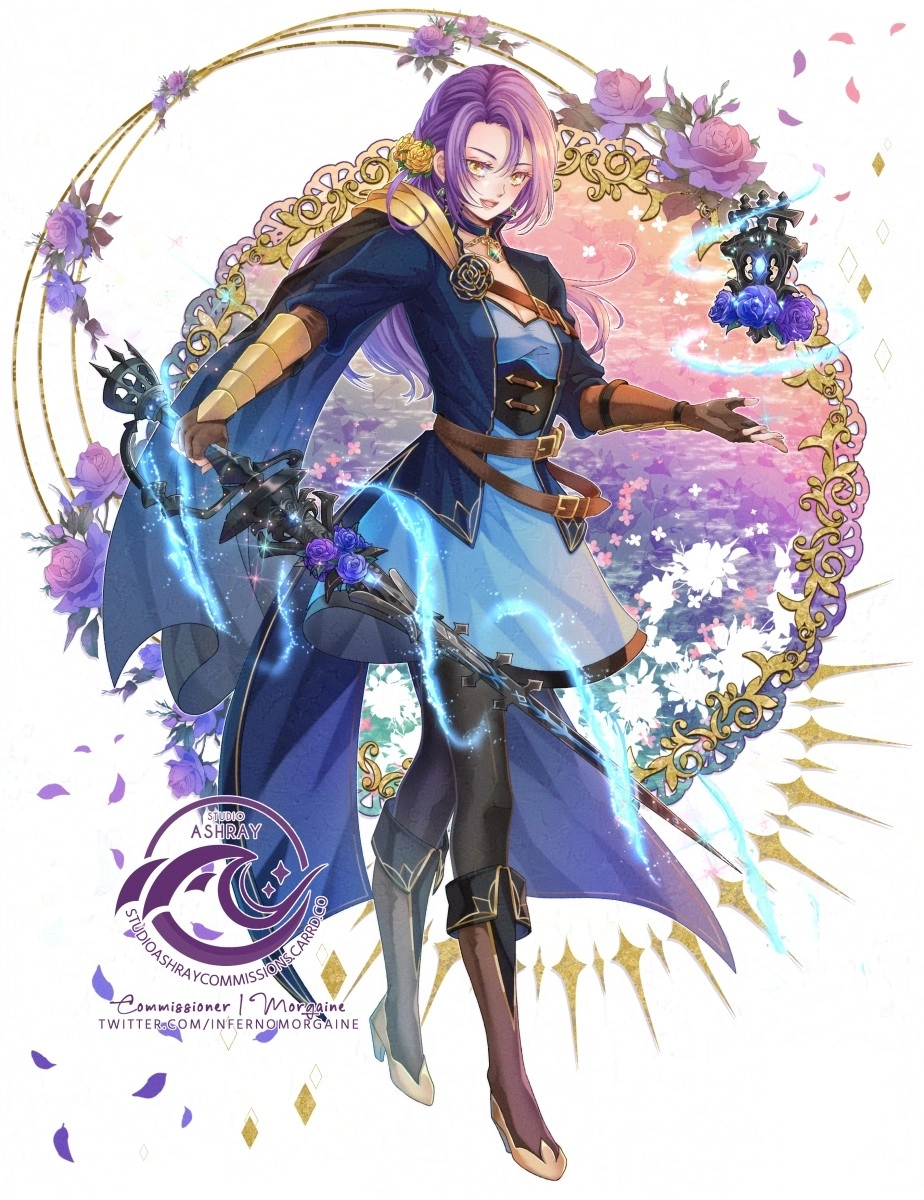 Morgaine's lovely character from FFXIV, Meledi

Character Portrait: Pearl Style
Fullbody with Floral Window Background
Completed CM for Morgaine | Bsky: @mistokami.bsky.social