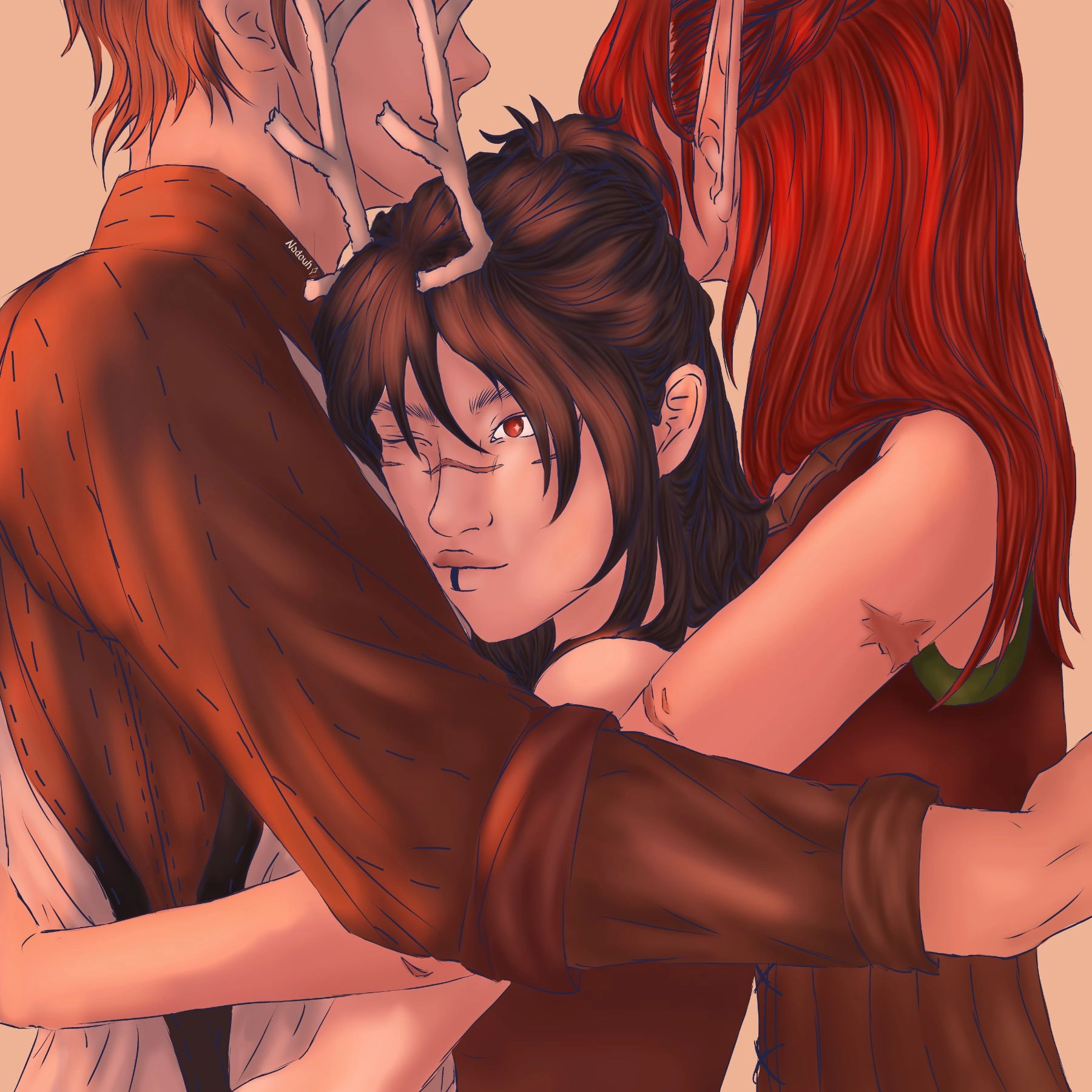 My friend and I DND party 