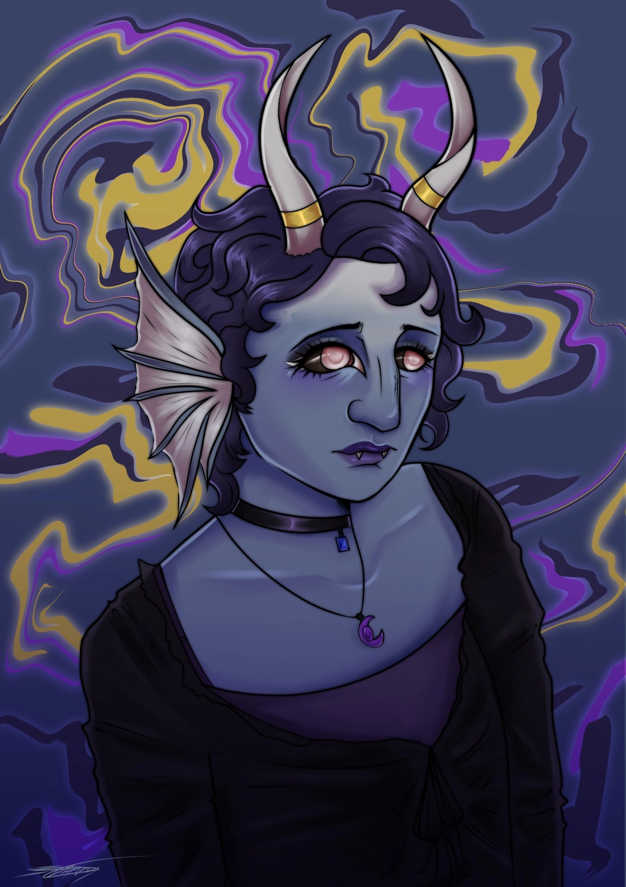 NOT MY SKETCH // NOT MY CHARATER
Art Collab w My friend!