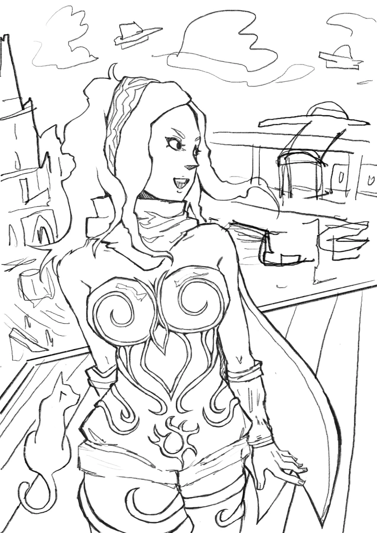 only the baddiest of baddies, Kat from Gravity rush!! I had to pay homage to one of my favourite games of all time !!!
