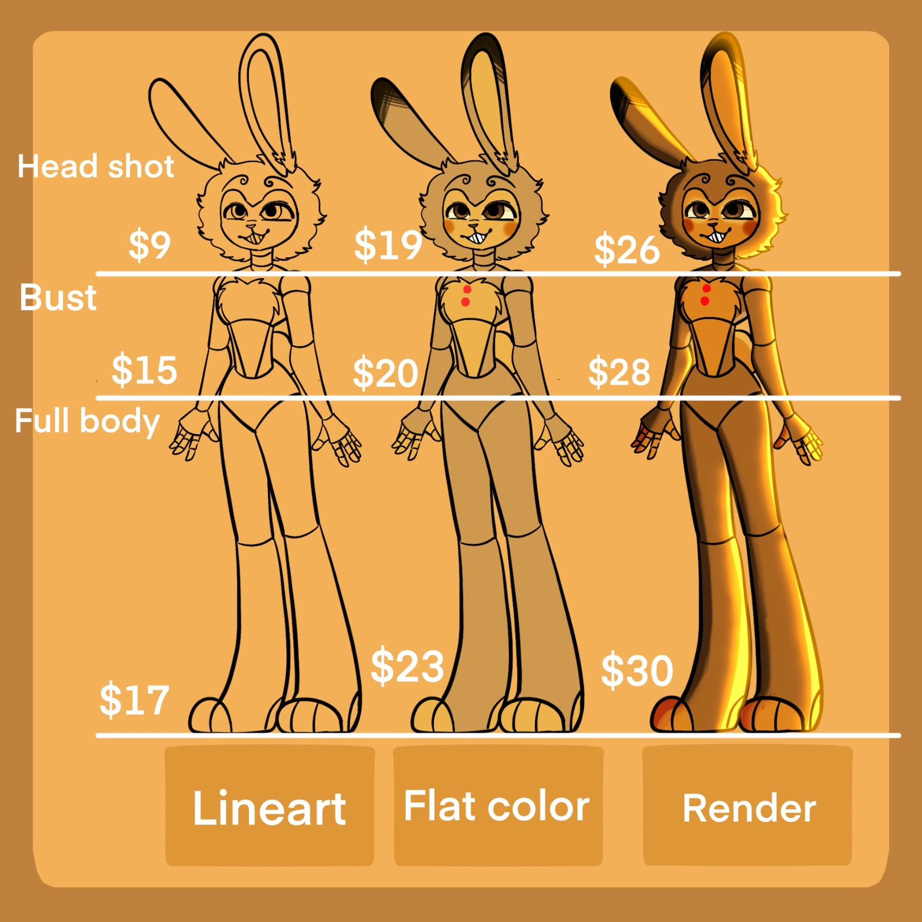 Commission updated! And open!