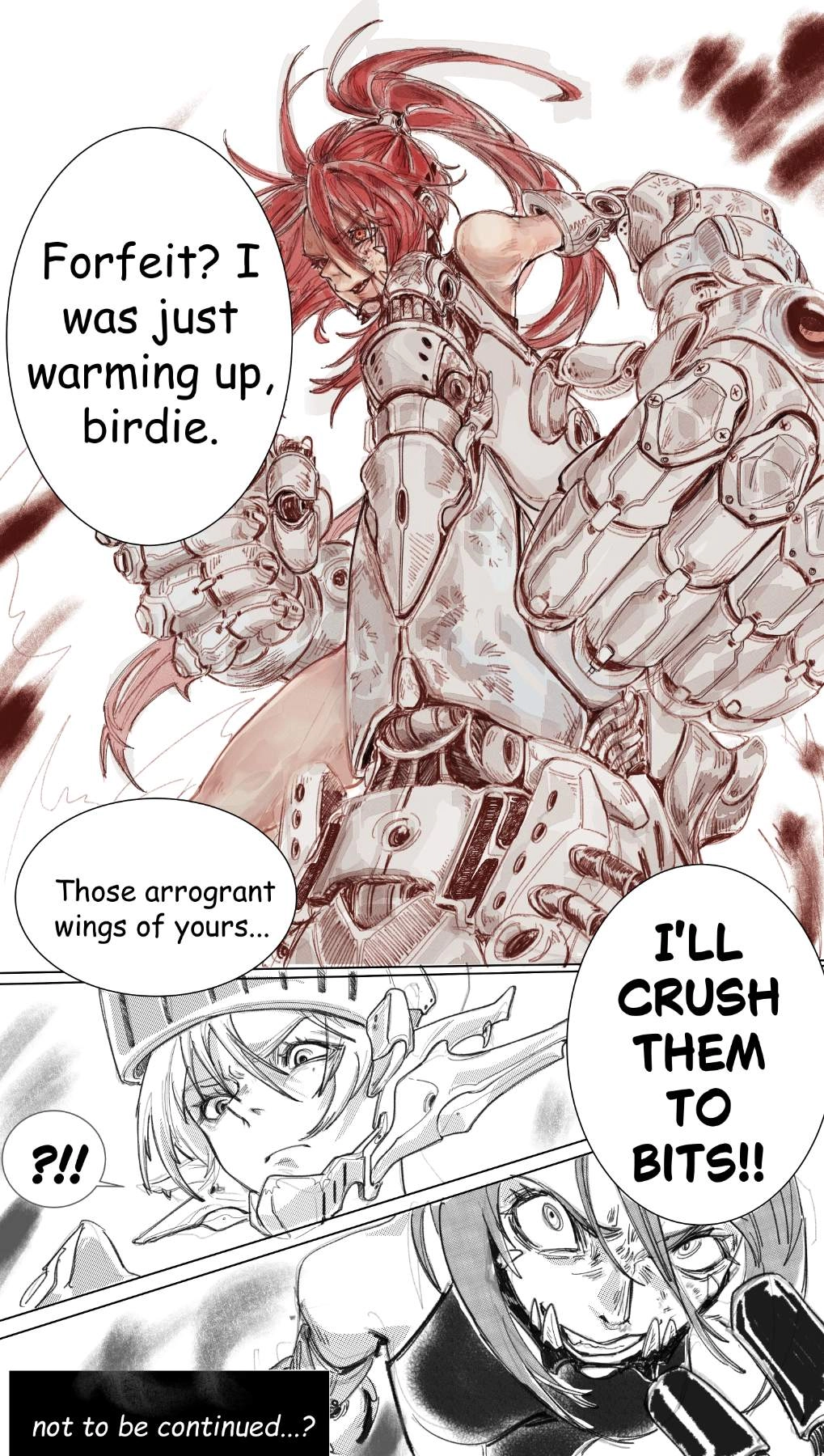 drawing manga for my OC